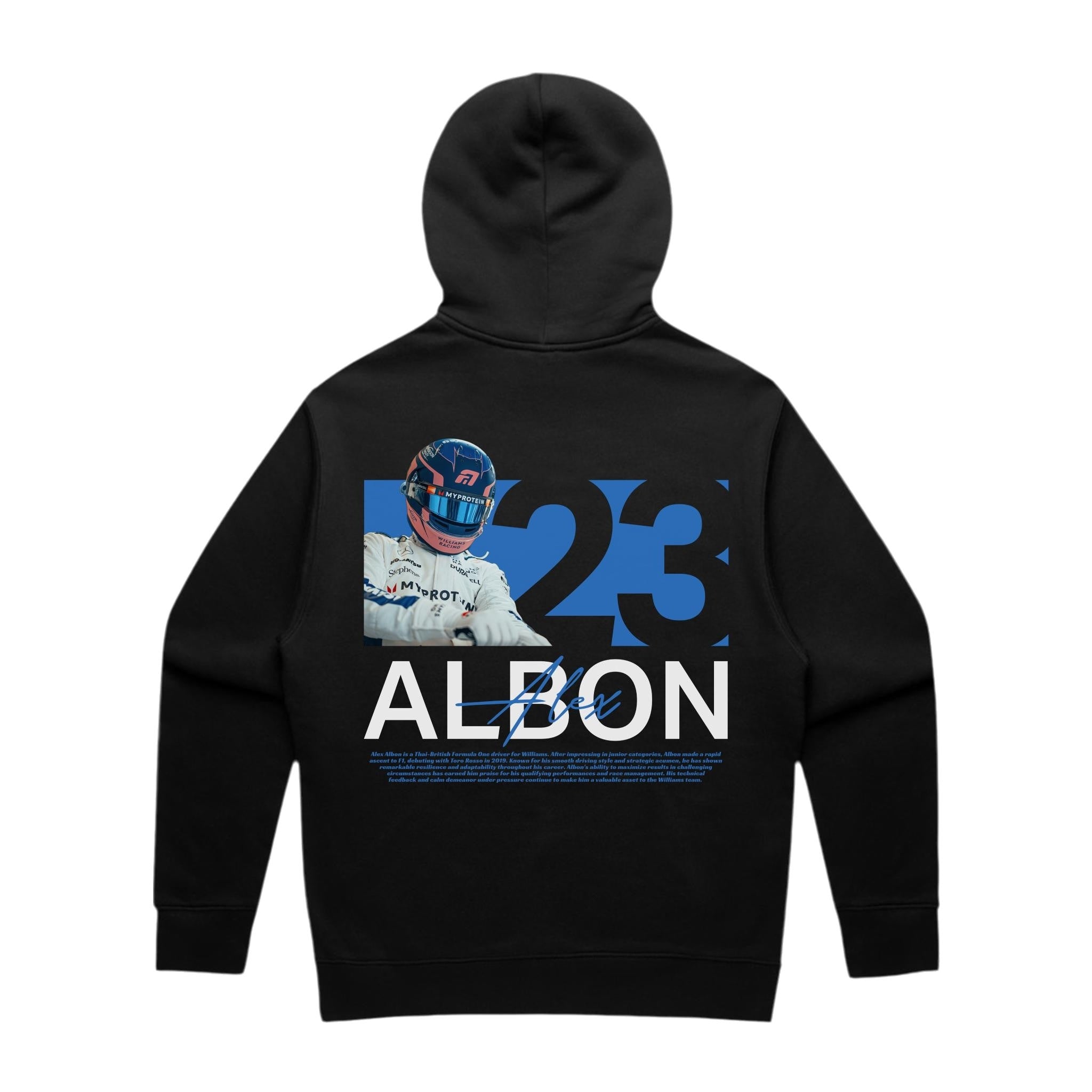 Albon Graphic Hoodie - Motorsport Merch - F1 Apparel - Clothing