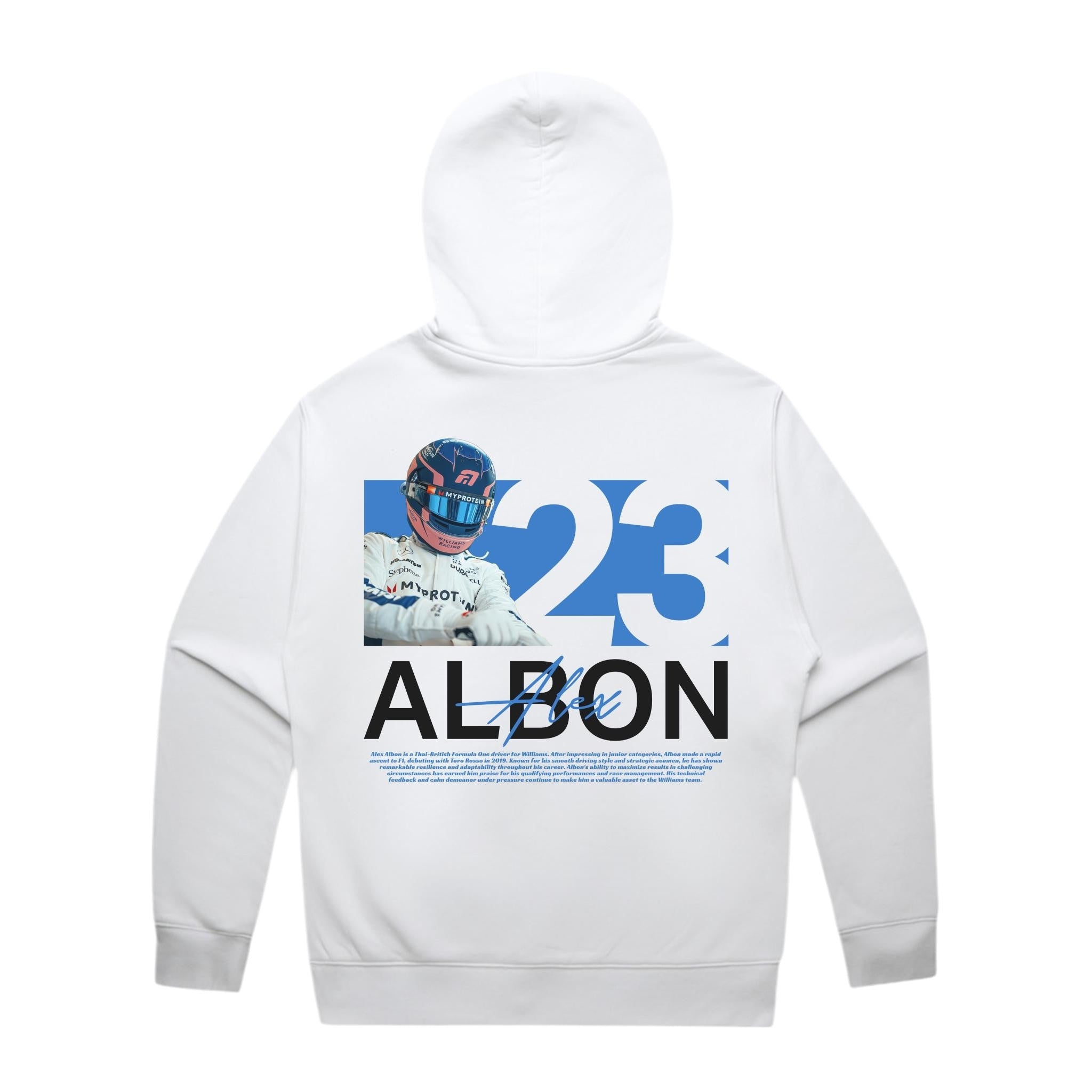 Albon Graphic Hoodie - Motorsport Merch - F1 Apparel - Clothing