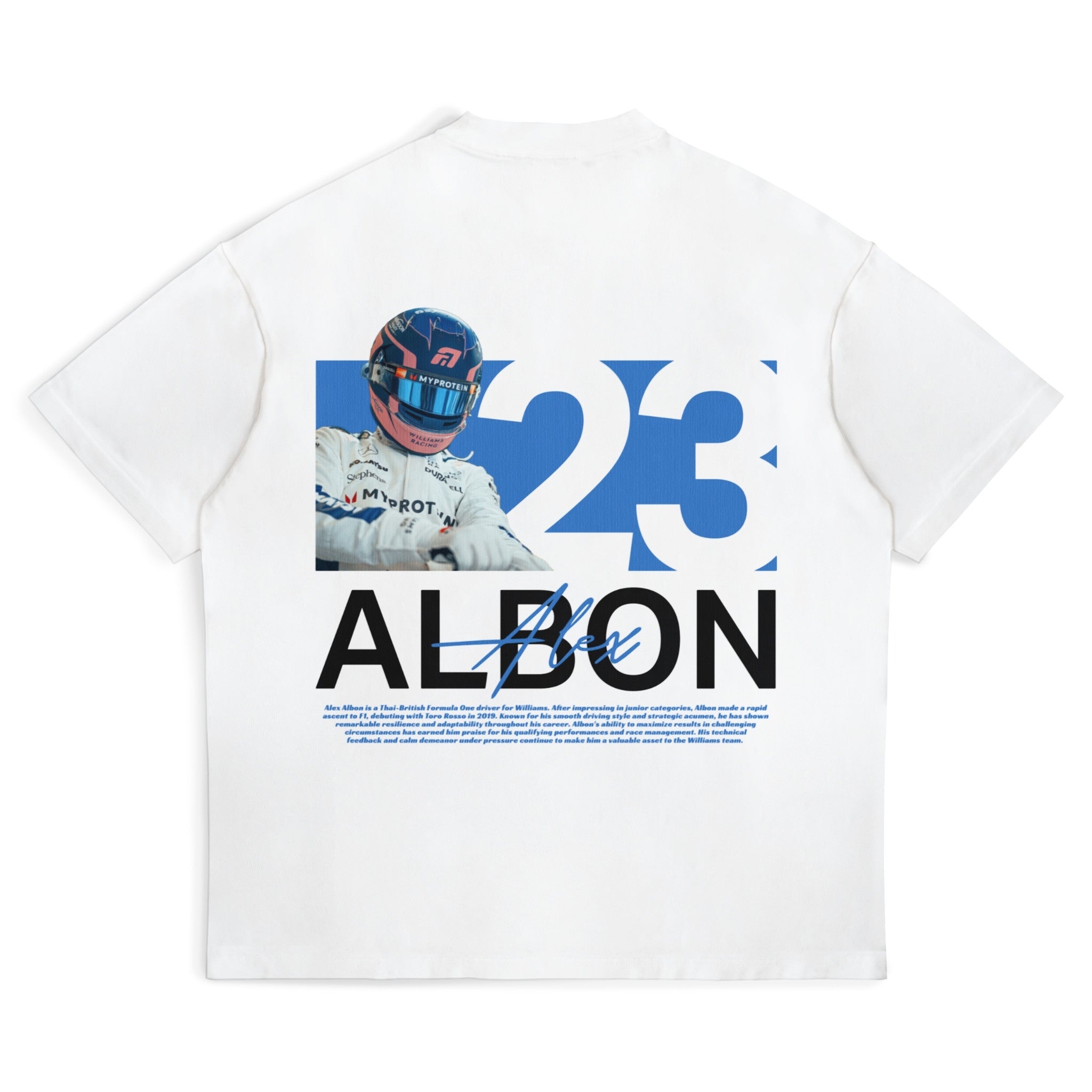 Albon Graphic Tee - Motorsport Merch - F1 Apparel - Clothing