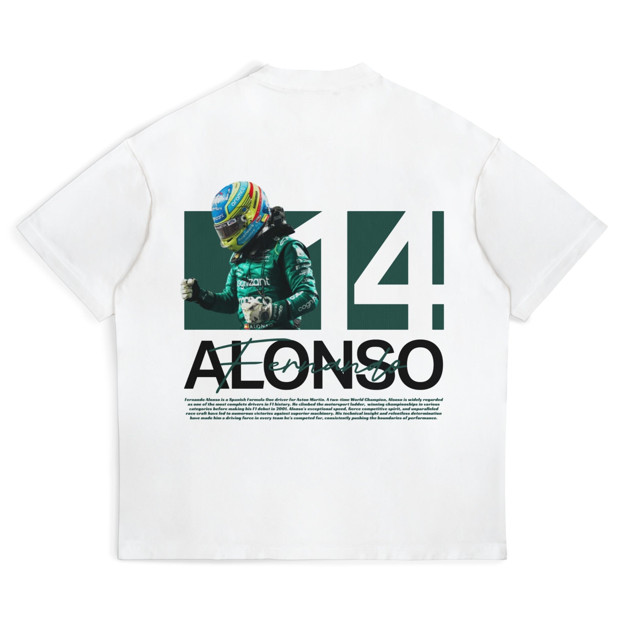Alonso Graphic Tee - Motorsport Merch - F1 Apparel - Clothing