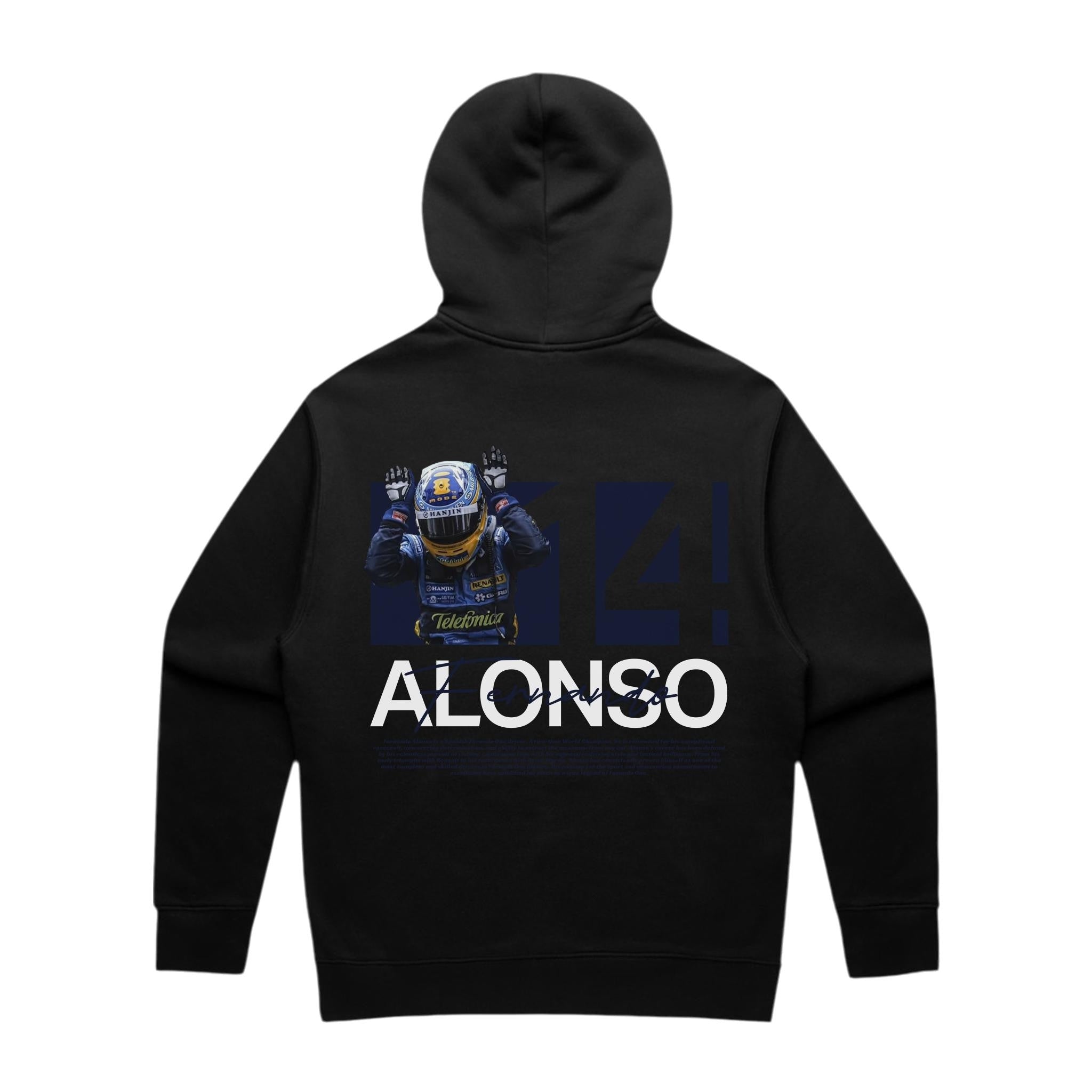 Alonso Pose Hoodie - Motorsport Merch - F1 Apparel - Clothing