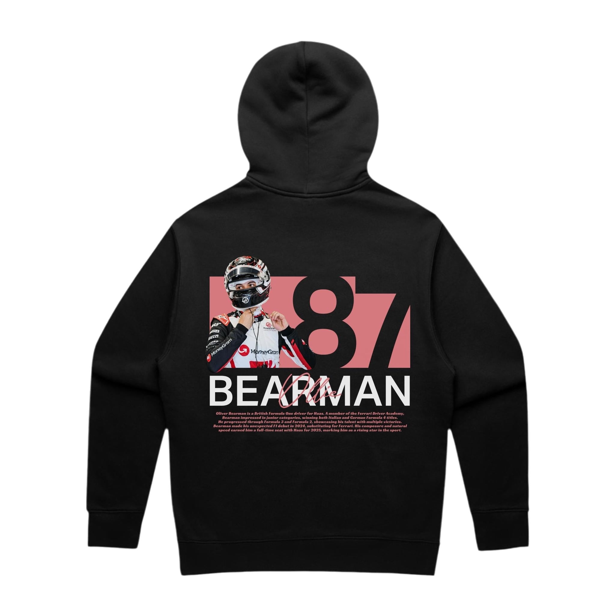 Bearman Graphic Hoodie - Motorsport Merch - F1 Apparel - Clothing