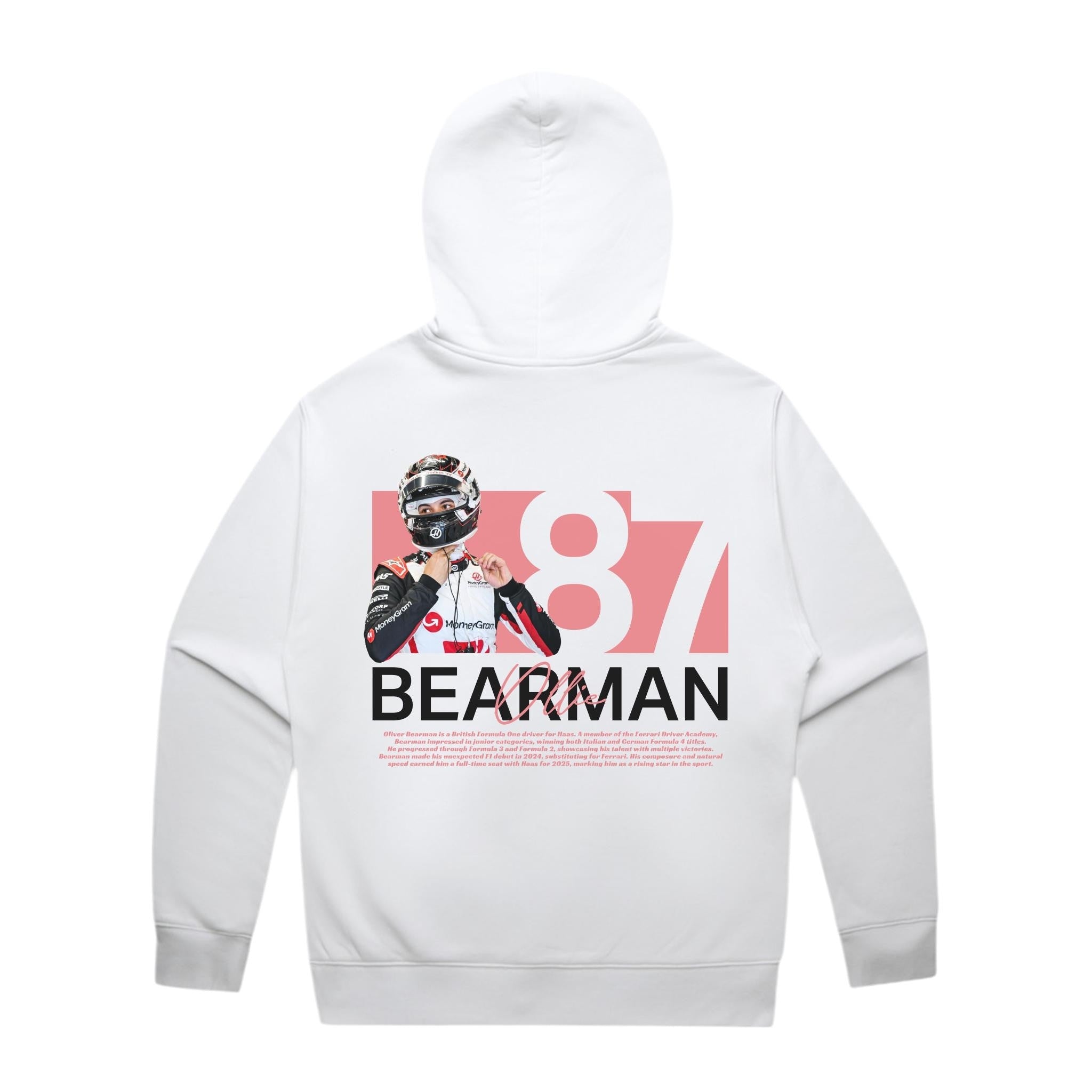Bearman Graphic Hoodie - Motorsport Merch - F1 Apparel - Clothing