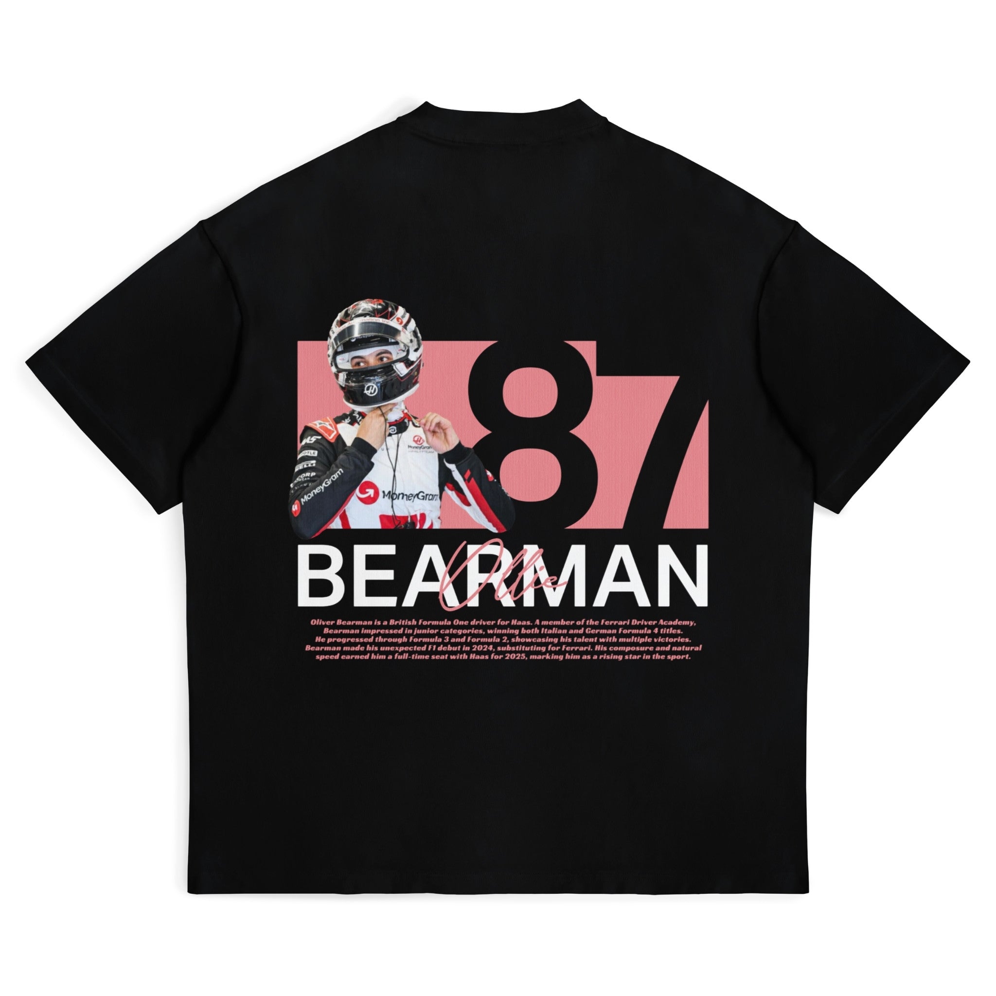 Bearman Graphic Tee - Motorsport Merch - F1 Apparel - Clothing