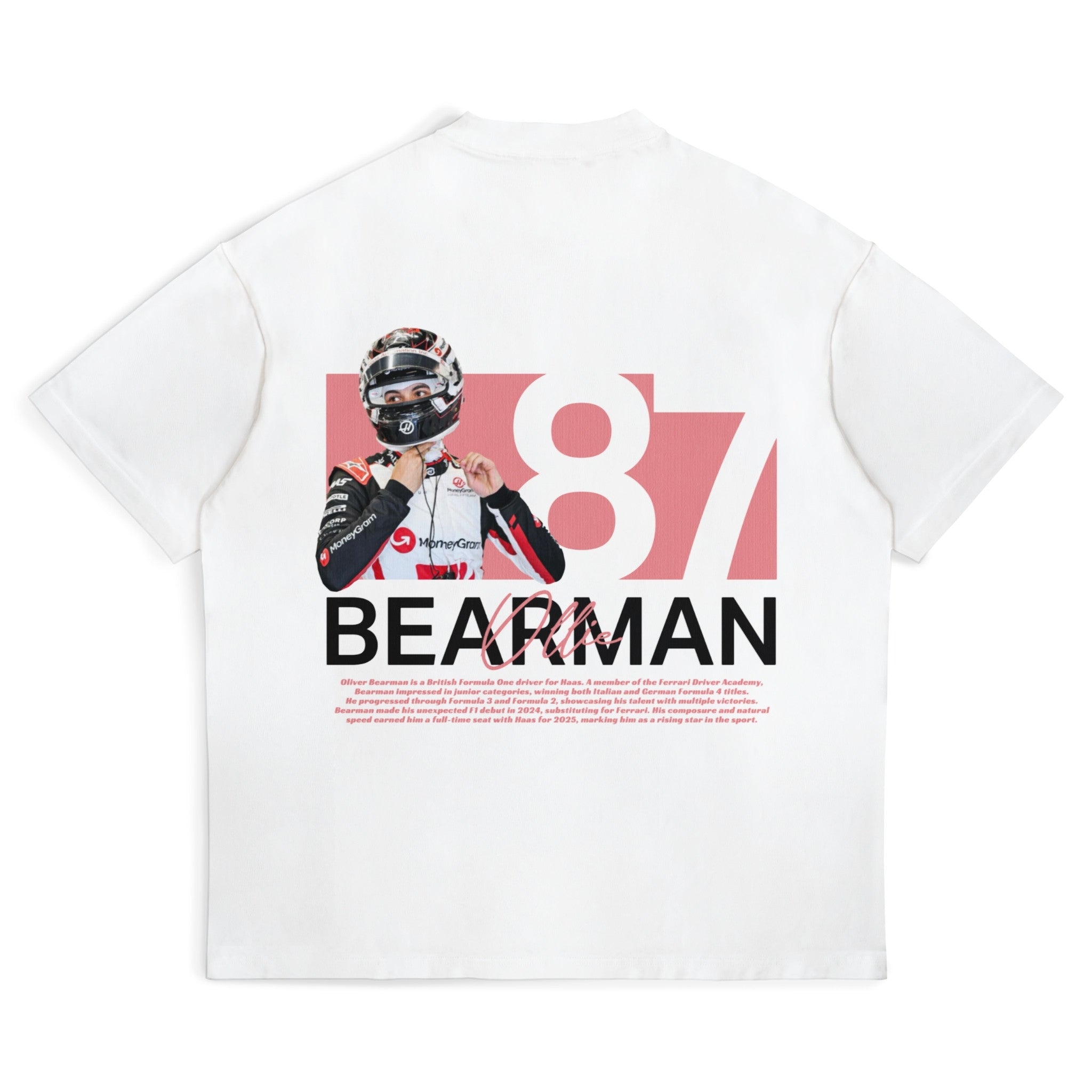 Bearman Graphic Tee - Motorsport Merch - F1 Apparel - Clothing