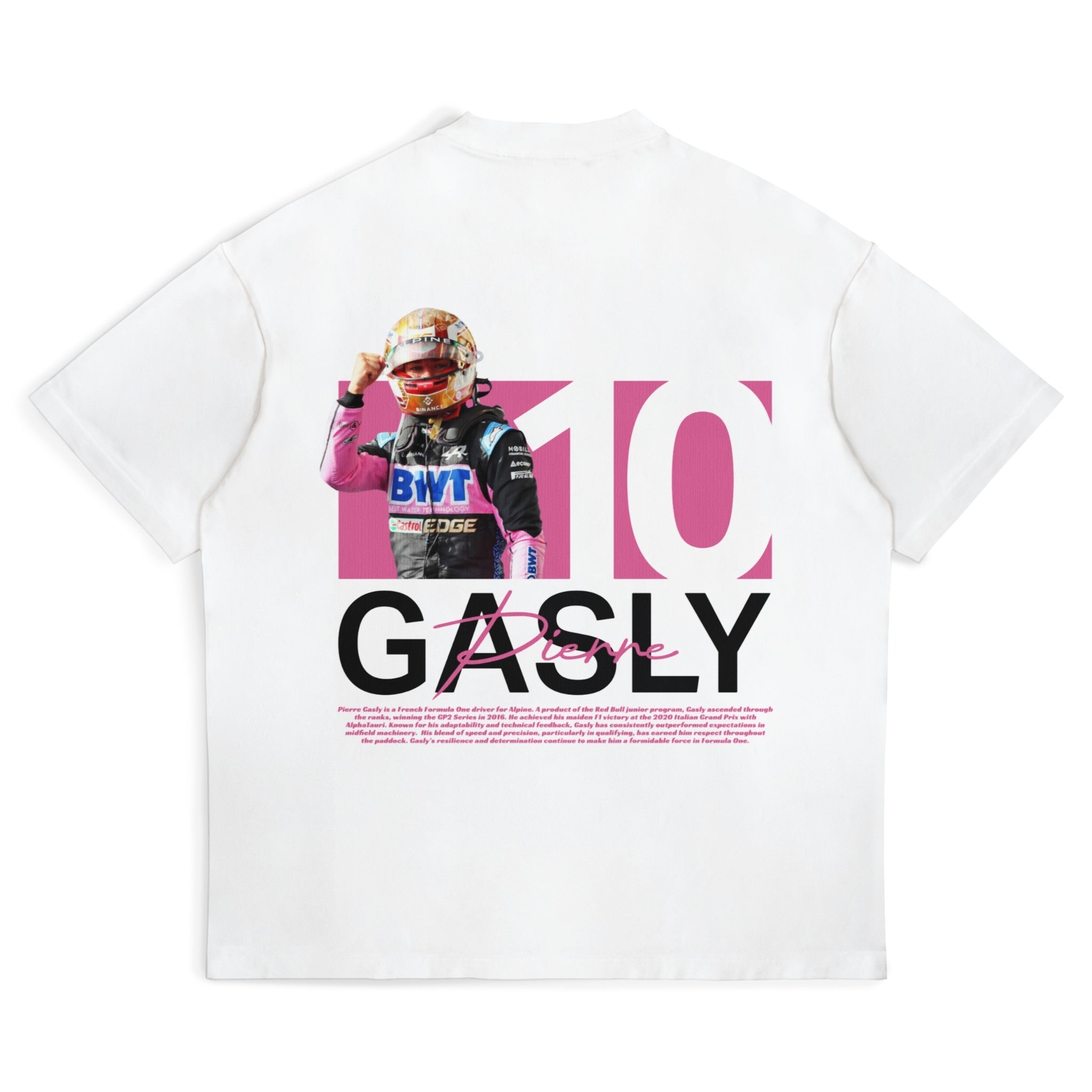 Gasly Graphic Tee - Motorsport Merch - F1 Apparel - Clothing