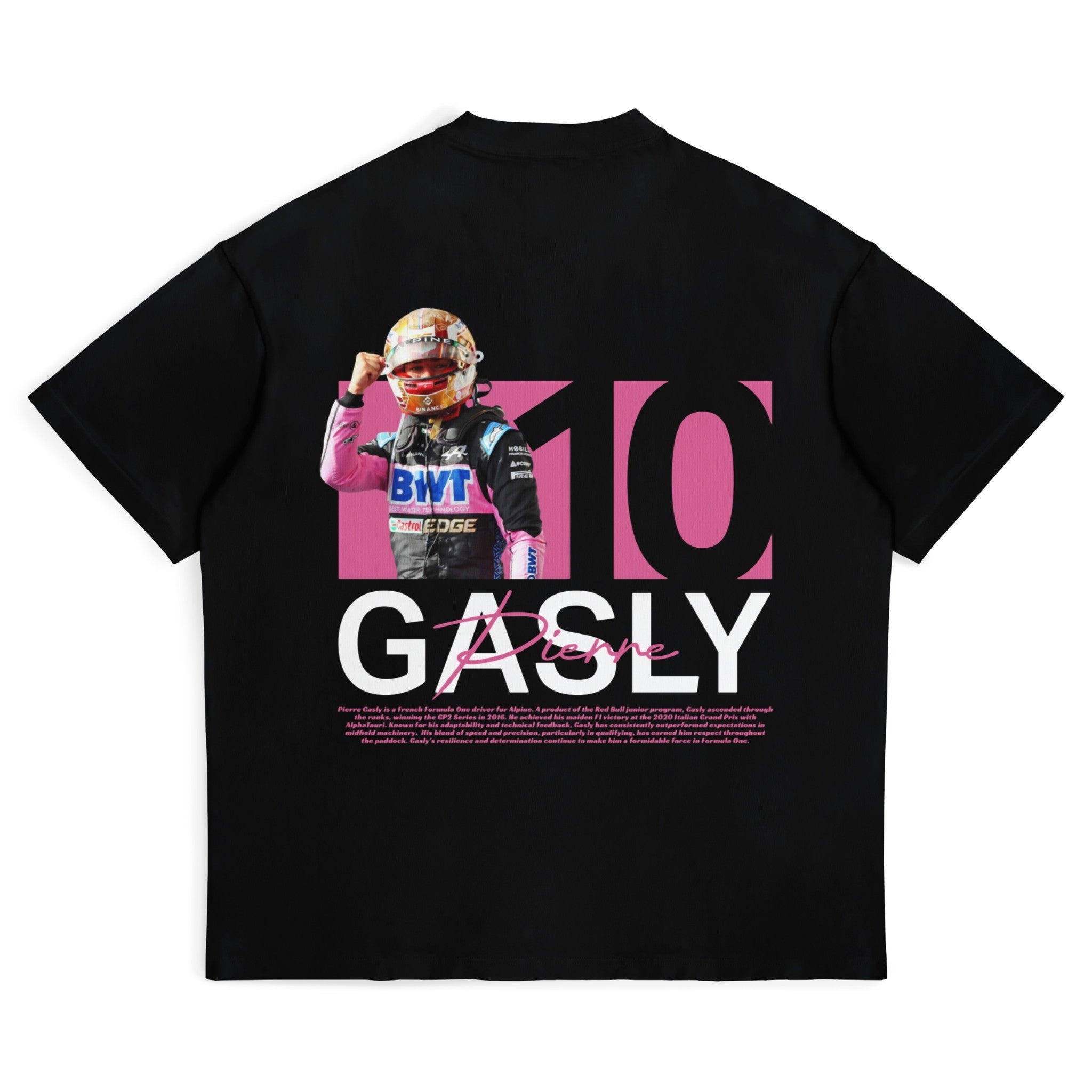 Gasly Graphic Tee - Motorsport Merch - F1 Apparel - Clothing