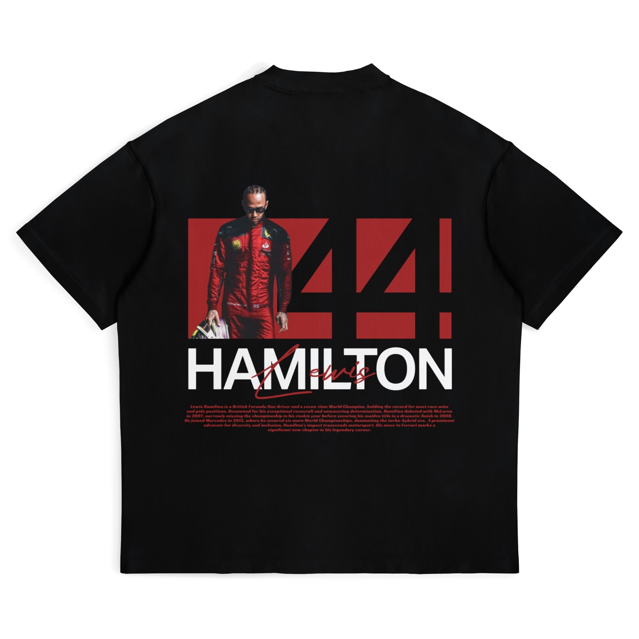 Hamilton 25' Tee - Motorsport Merch - F1 Apparel - Clothing