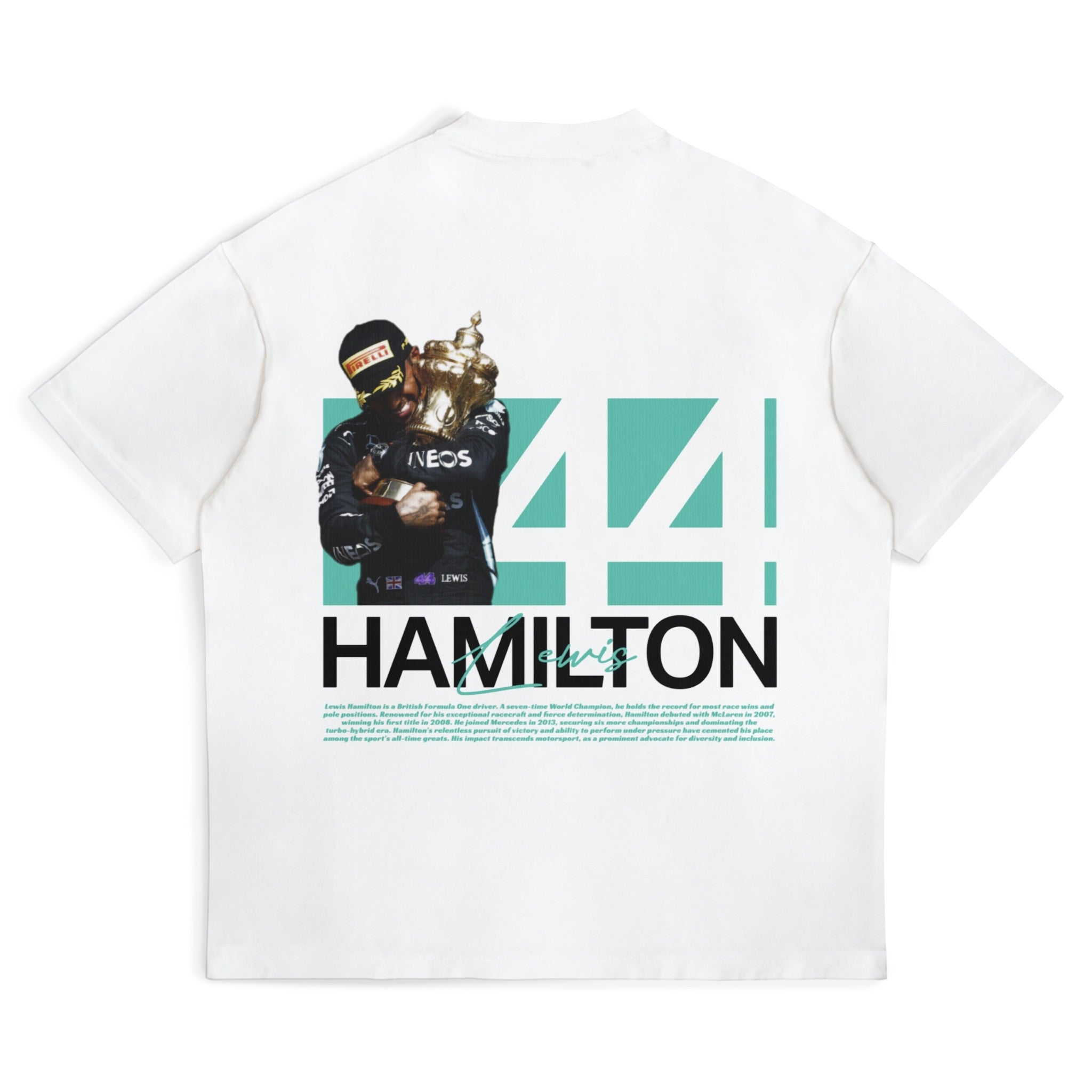 Hamilton Trophy Tee - Motorsport Merch - F1 Apparel - Clothing