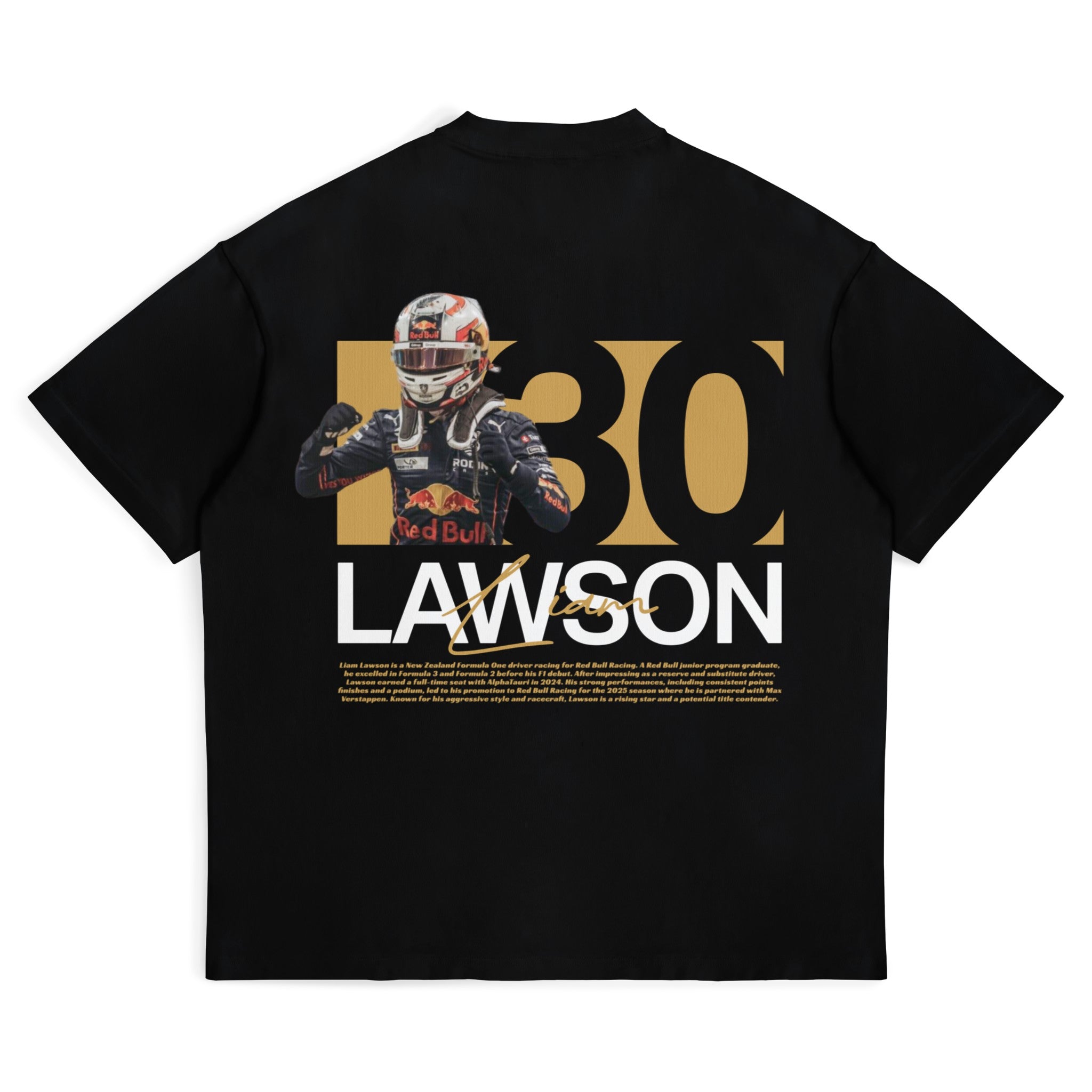 Lawson RB Tee - Motorsport Merch - F1 Apparel - Clothing