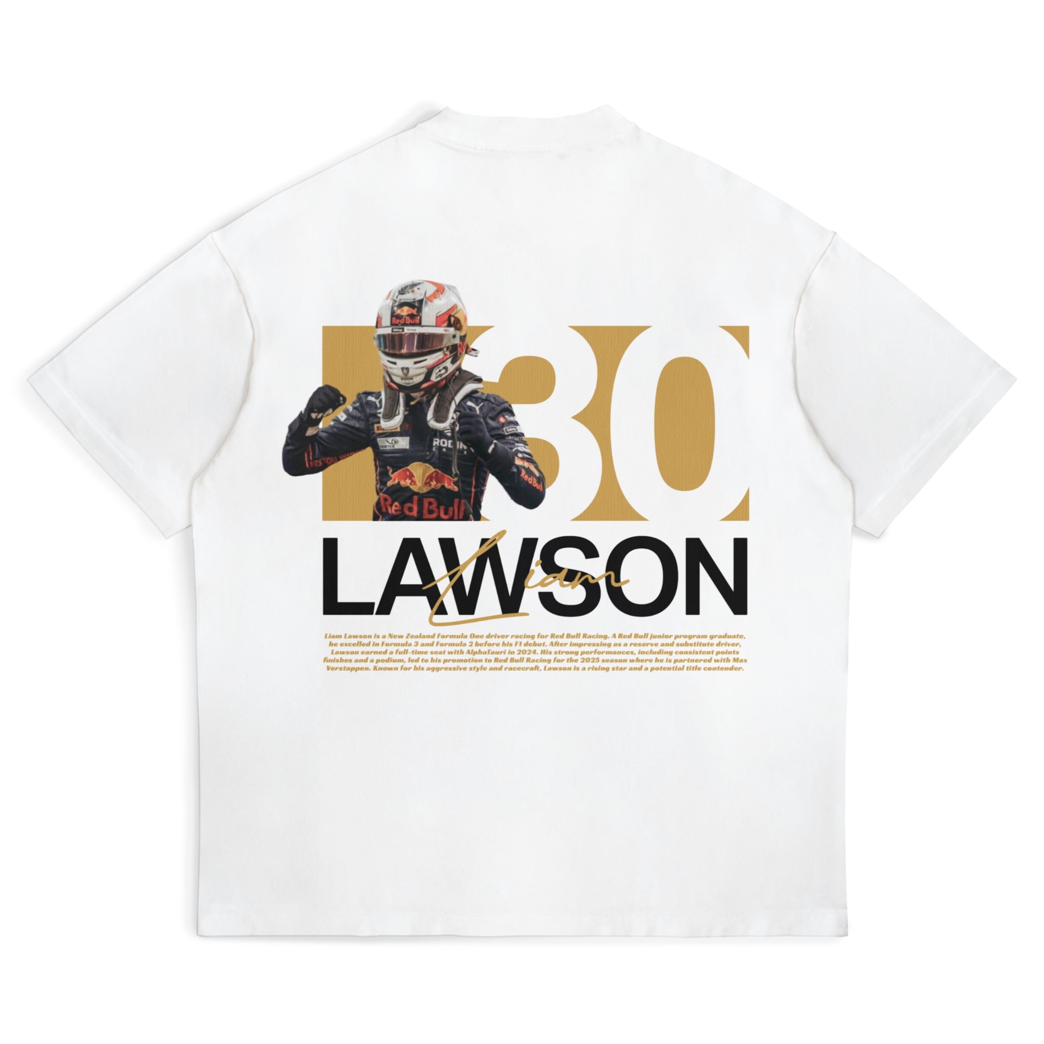 Lawson RB Tee - Motorsport Merch - F1 Apparel - Clothing