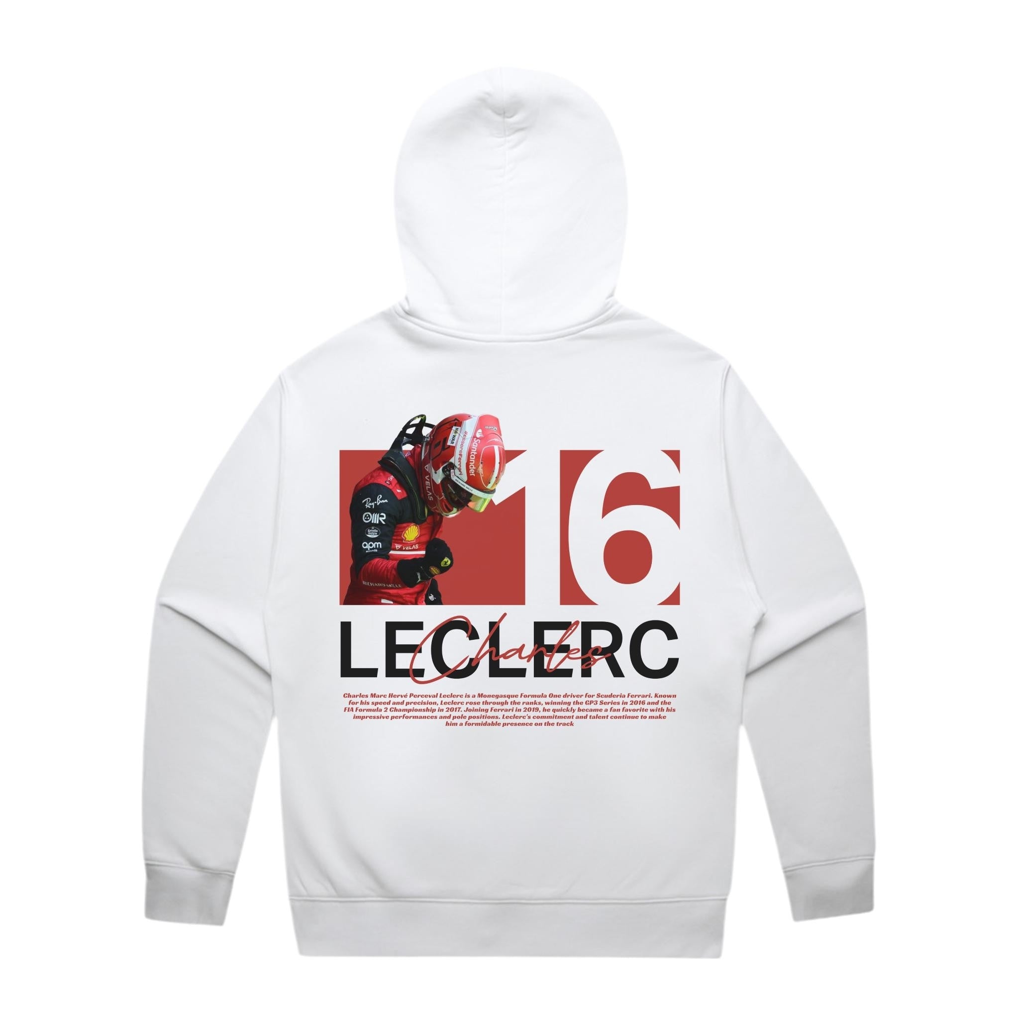 Leclerc Hoodie - Motorsport Merch - F1 Apparel - Clothing