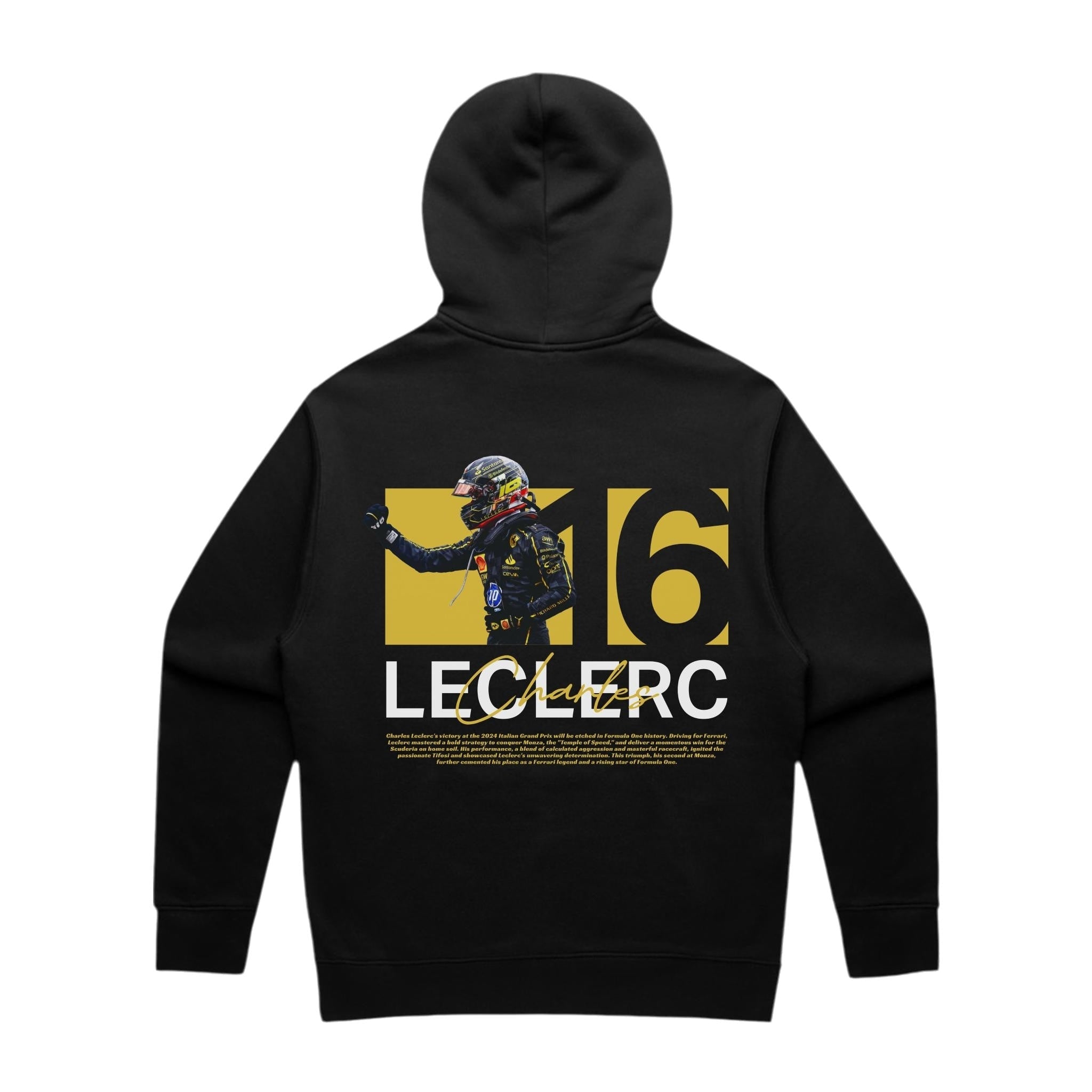 Leclerc 24' Monza Hoodie - Motorsport Merch - F1 Apparel - Clothing