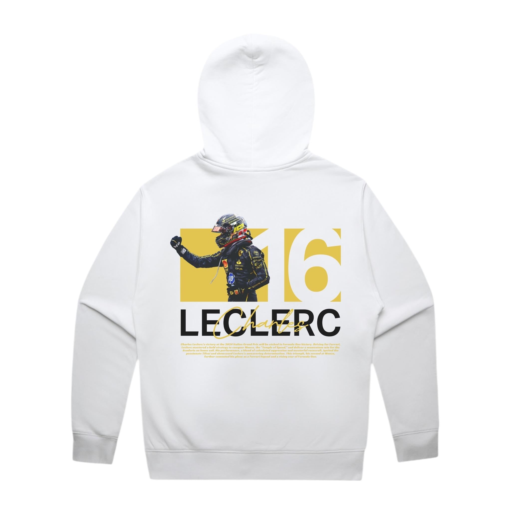 Leclerc 24' Monza Hoodie - Motorsport Merch - F1 Apparel - Clothing
