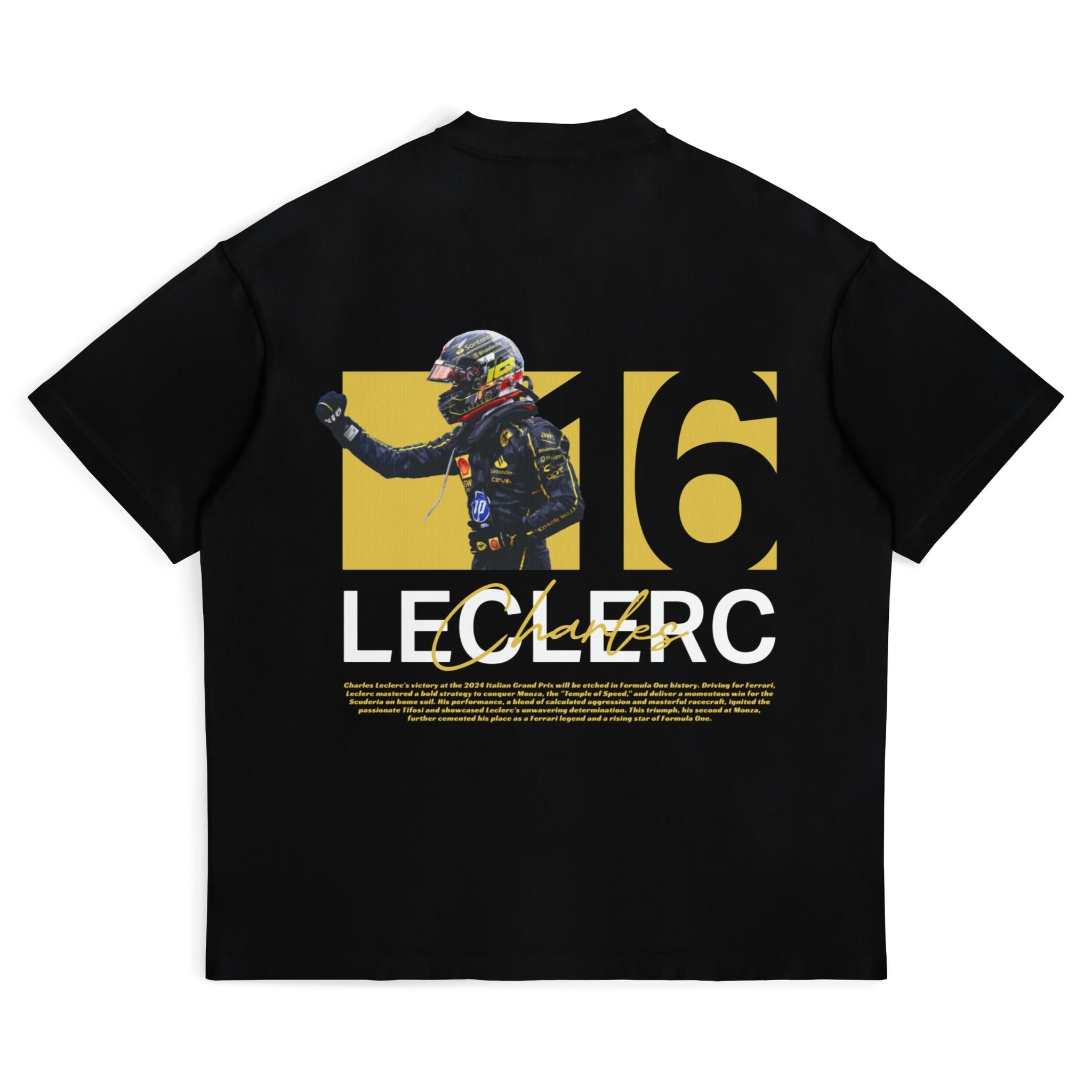 Leclerc 24' Monza Tee - Motorsport Merch - F1 Apparel - Clothing