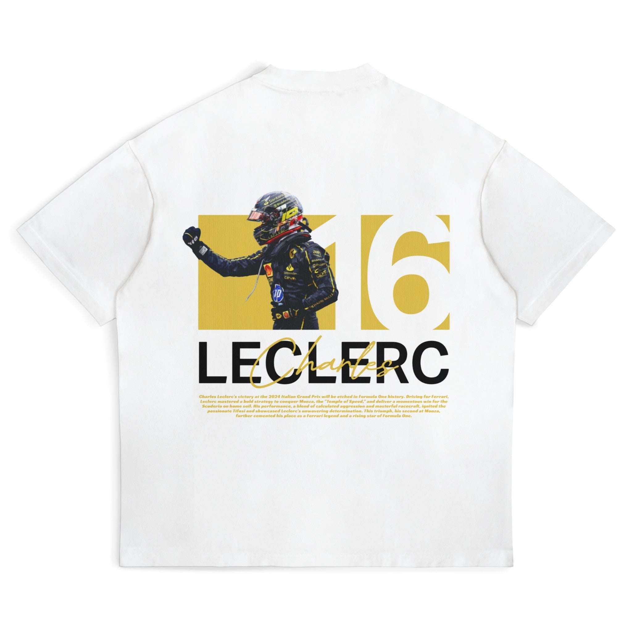 Leclerc 24' Monza Tee - Motorsport Merch - F1 Apparel - Clothing