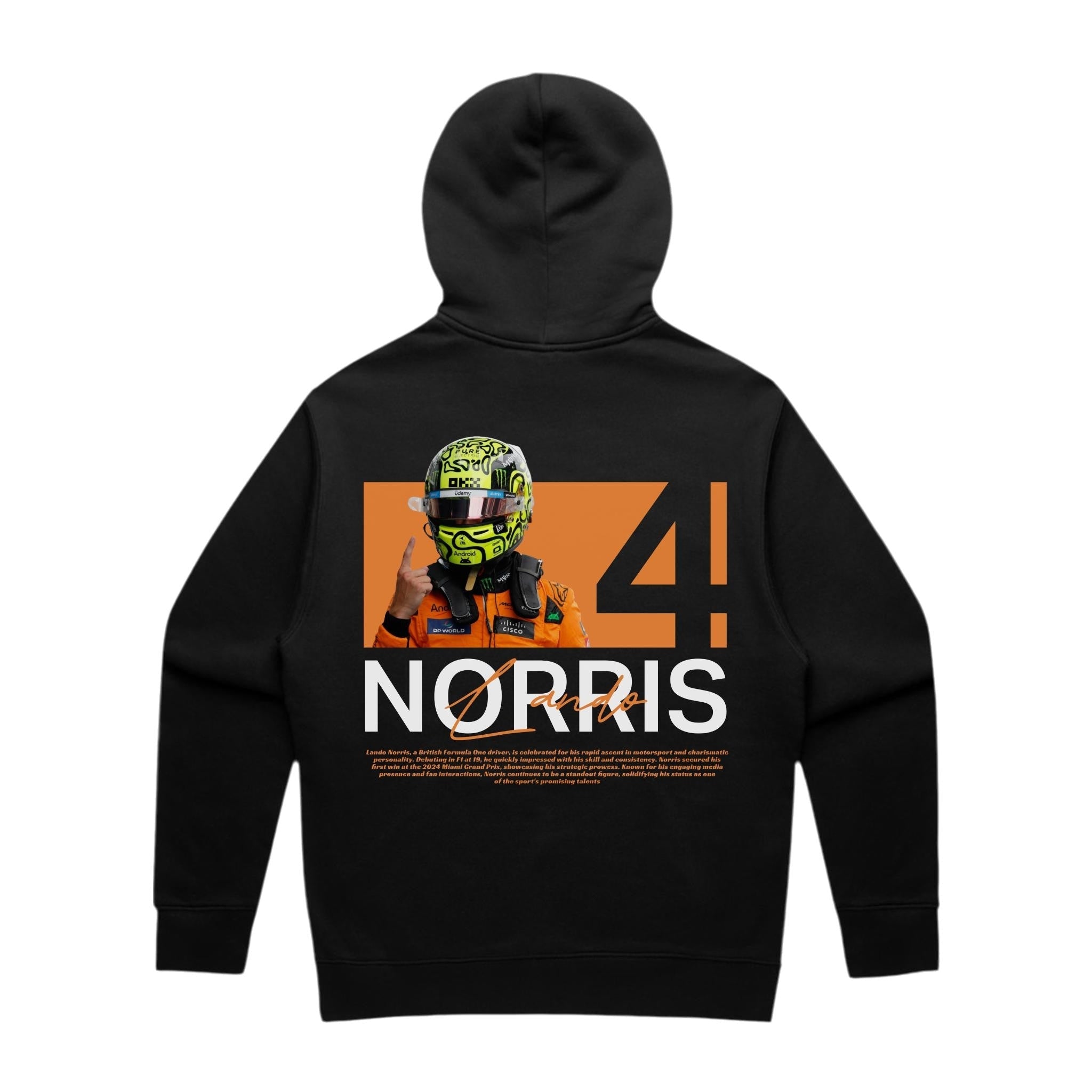 Norris Graphic Hoodie - Motorsport Merch - F1 Apparel - Clothing