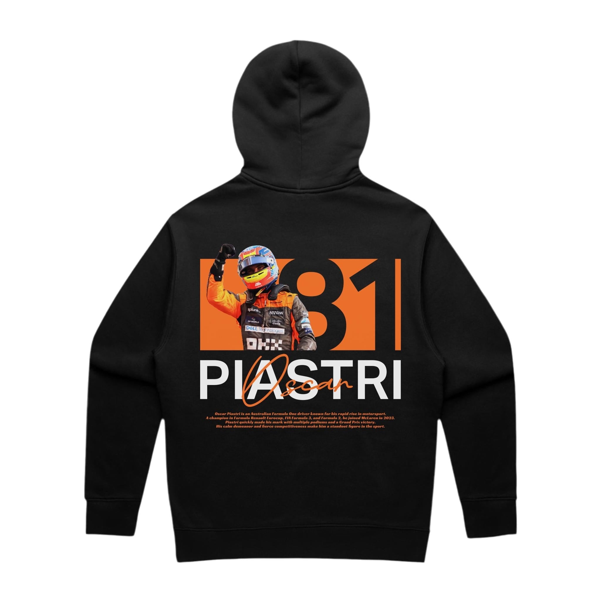 Piastri Graphic Hoodie - Motorsport Merch - F1 Apparel - Clothing