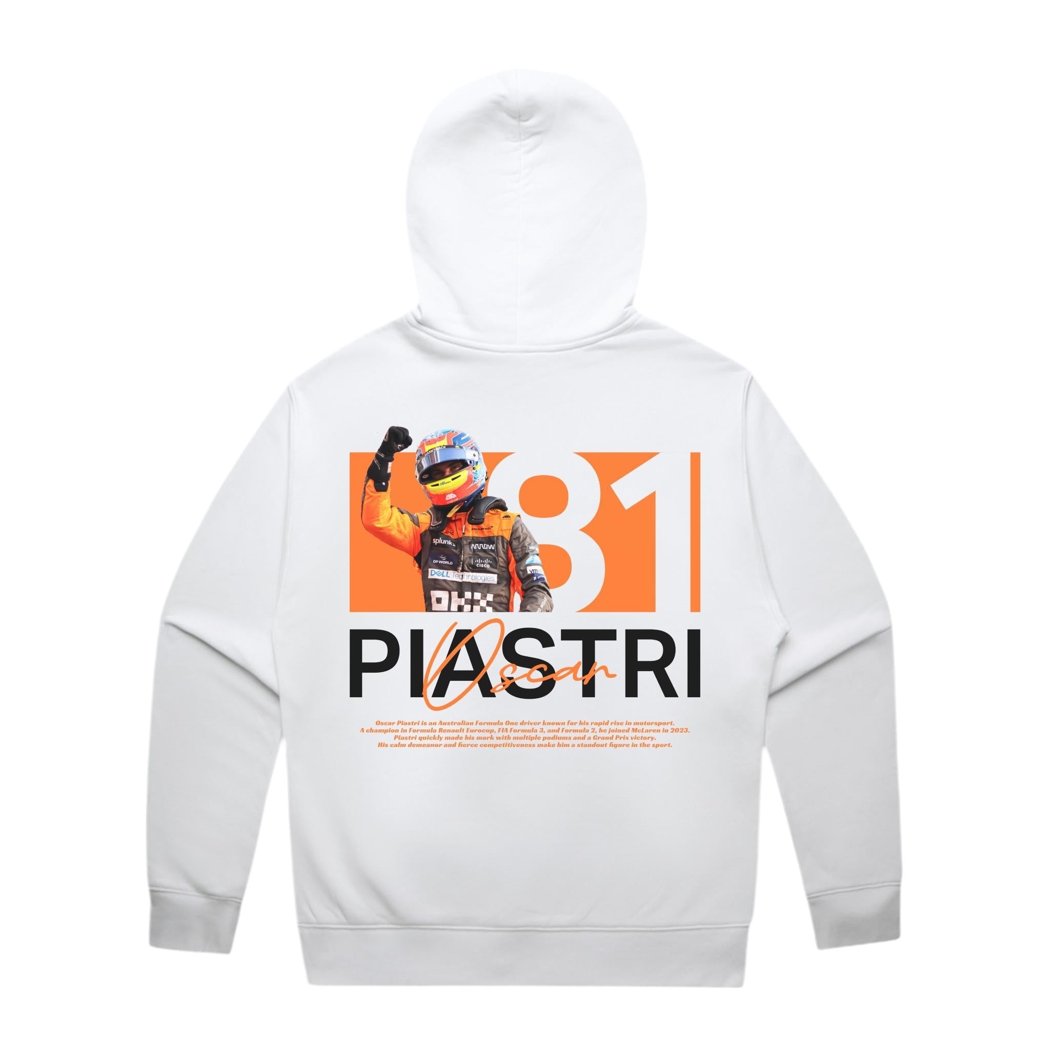 Piastri Graphic Hoodie - Motorsport Merch - F1 Apparel - Clothing