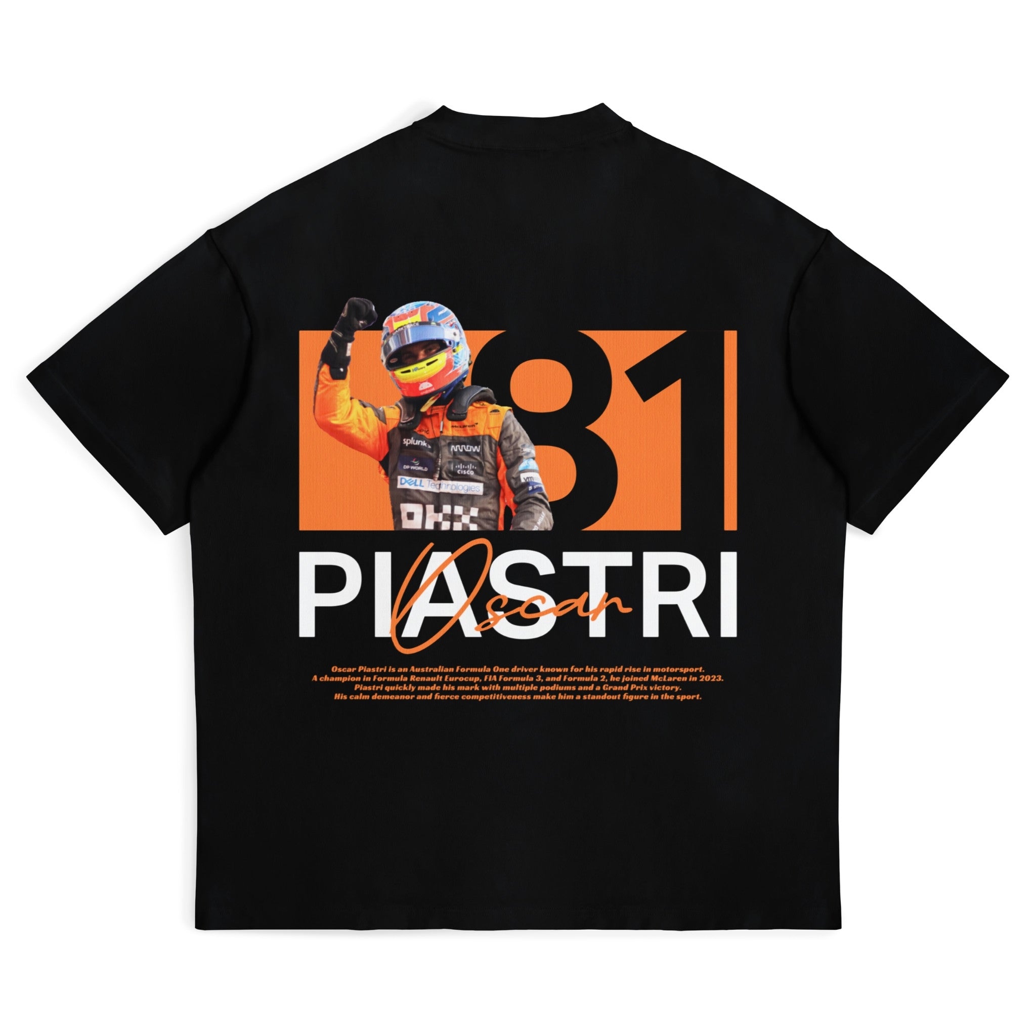 Piastri Graphic Tee - Motorsport Merch - F1 Apparel - Clothing
