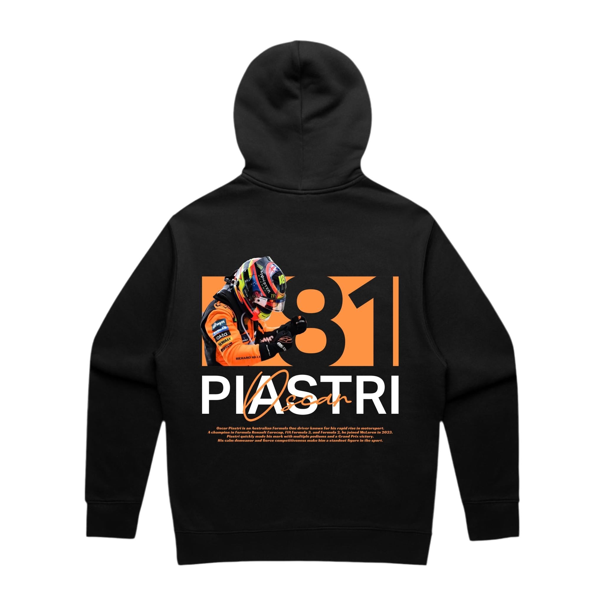 Piastri Miami 25' Hoodie - Motorsport Merch - F1 Apparel - Clothing