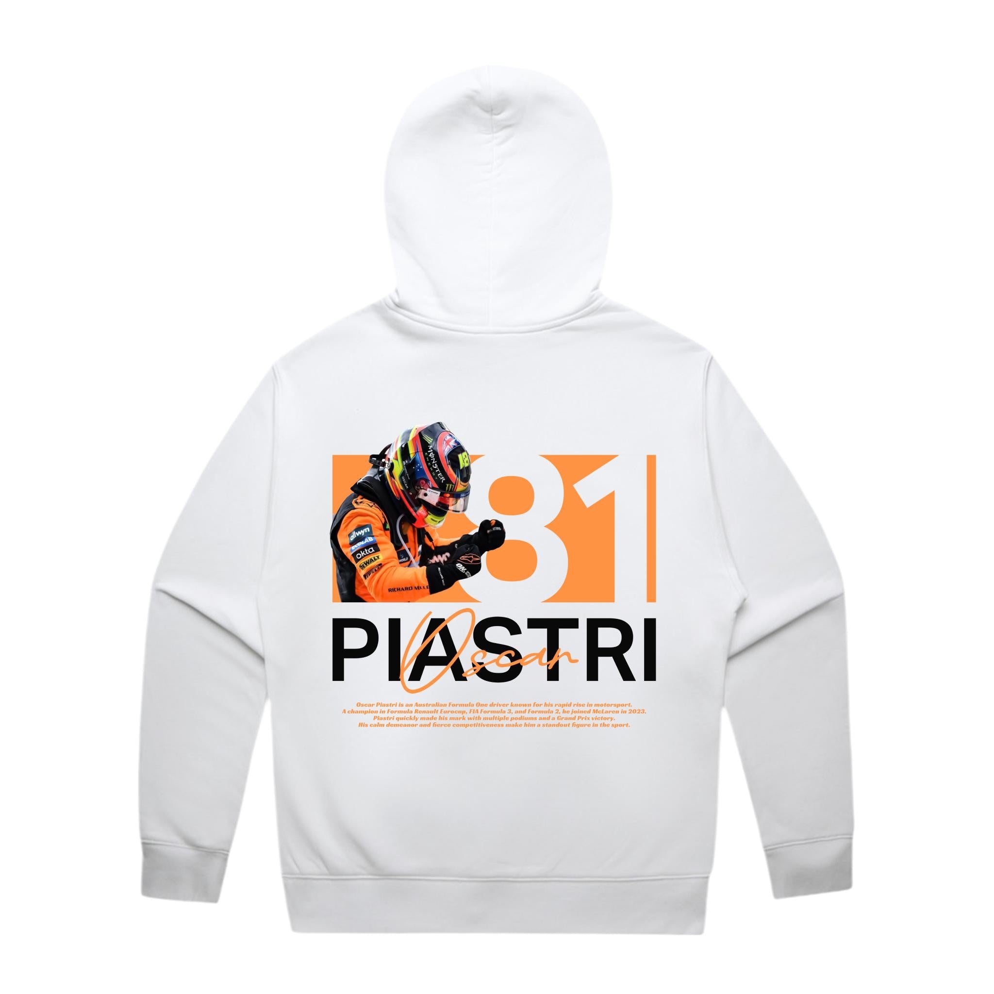 Piastri Miami 25' Hoodie - Motorsport Merch - F1 Apparel - Clothing