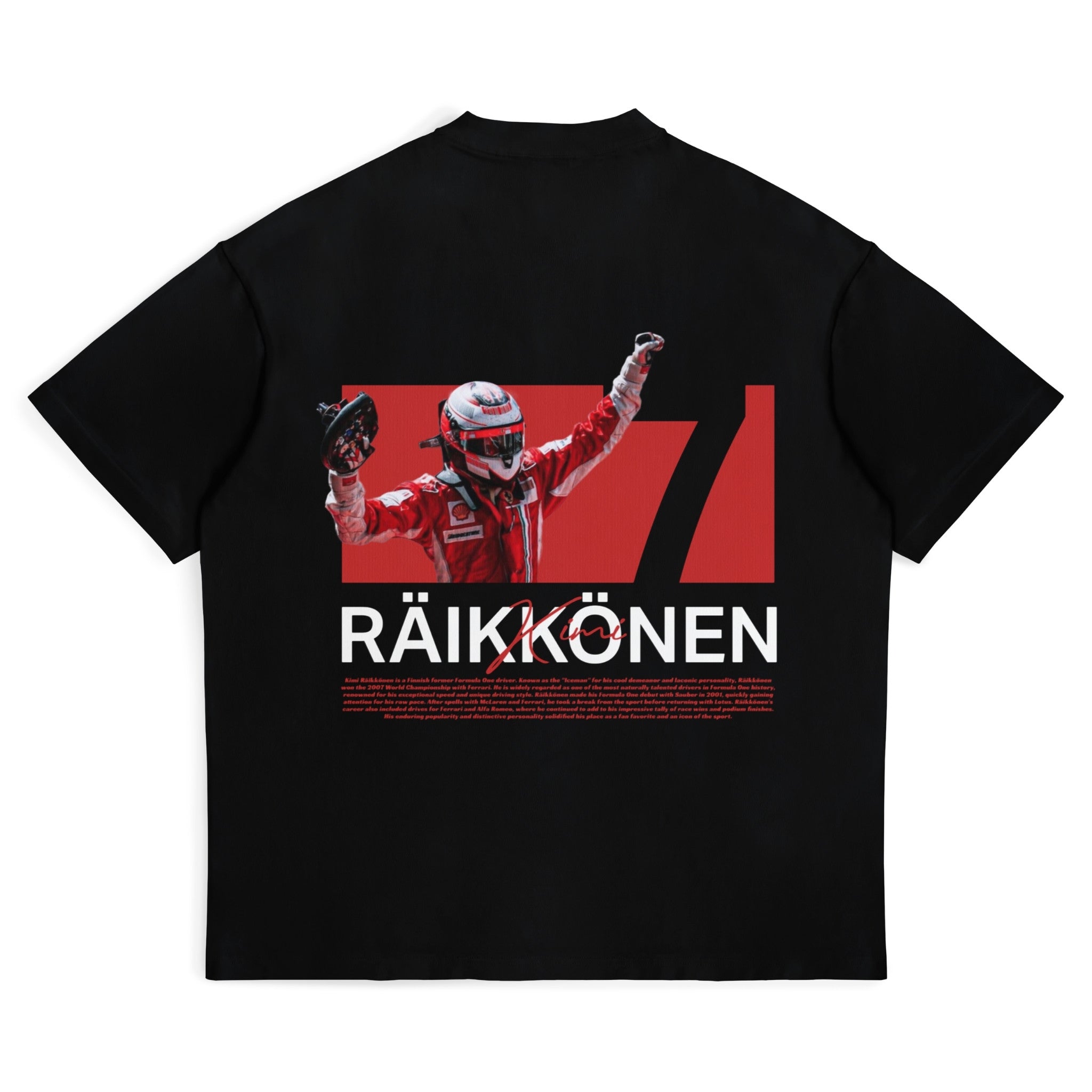 Raikkonen Graphic Tee - Motorsport Merch - F1 Apparel - Clothing