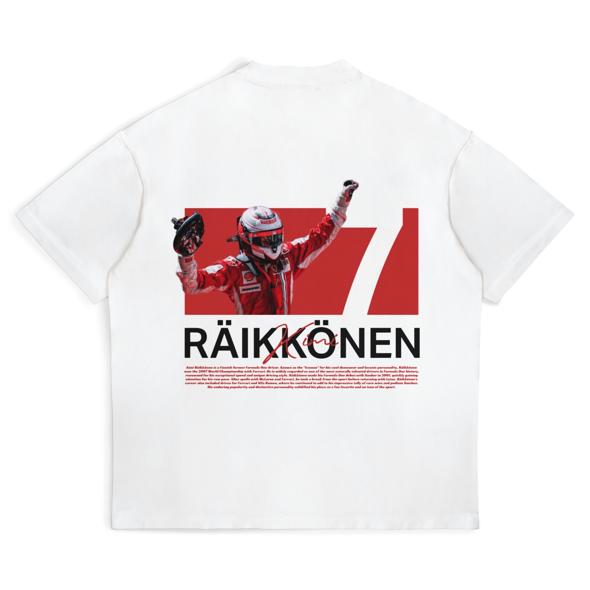 Raikkonen Graphic Tee - Motorsport Merch - F1 Apparel - Clothing