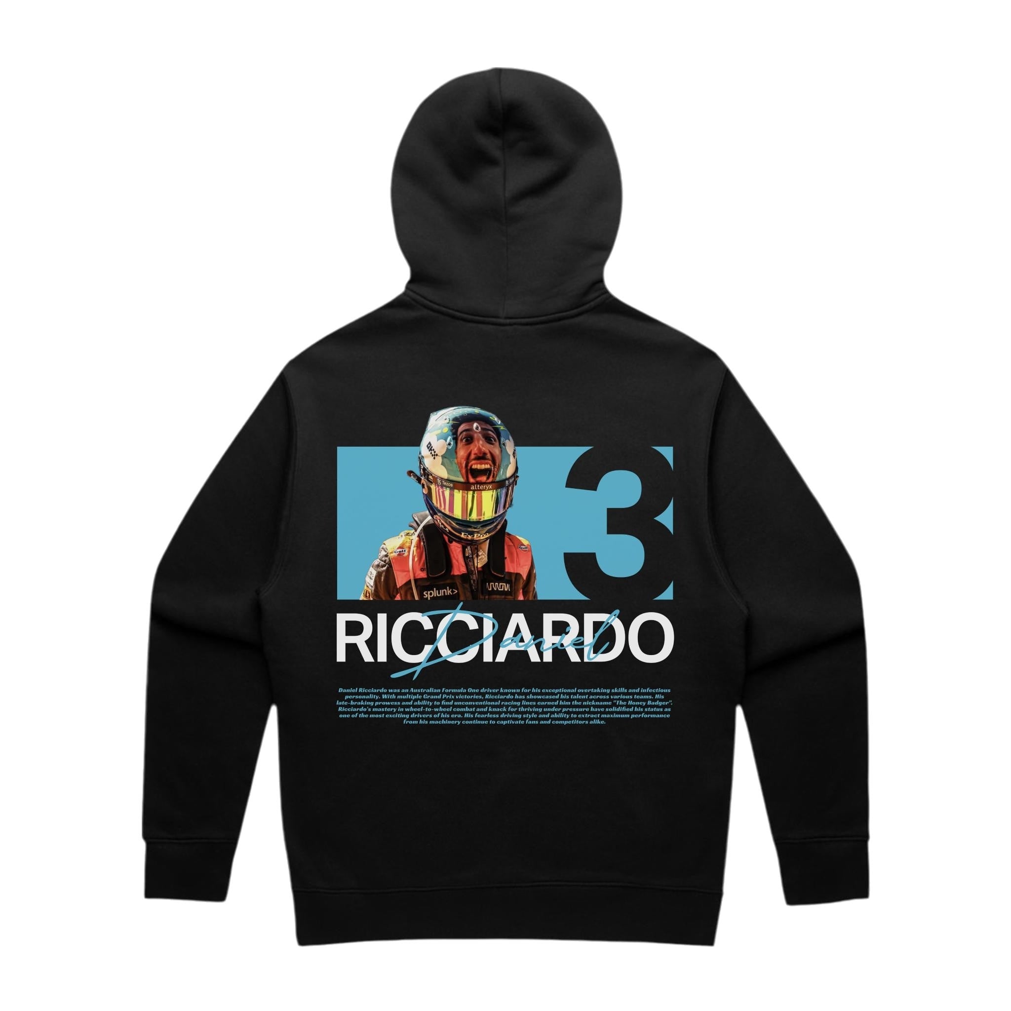 Ricciardo Cloud Face Hoodie - Motorsport Merch - F1 Apparel - Clothing