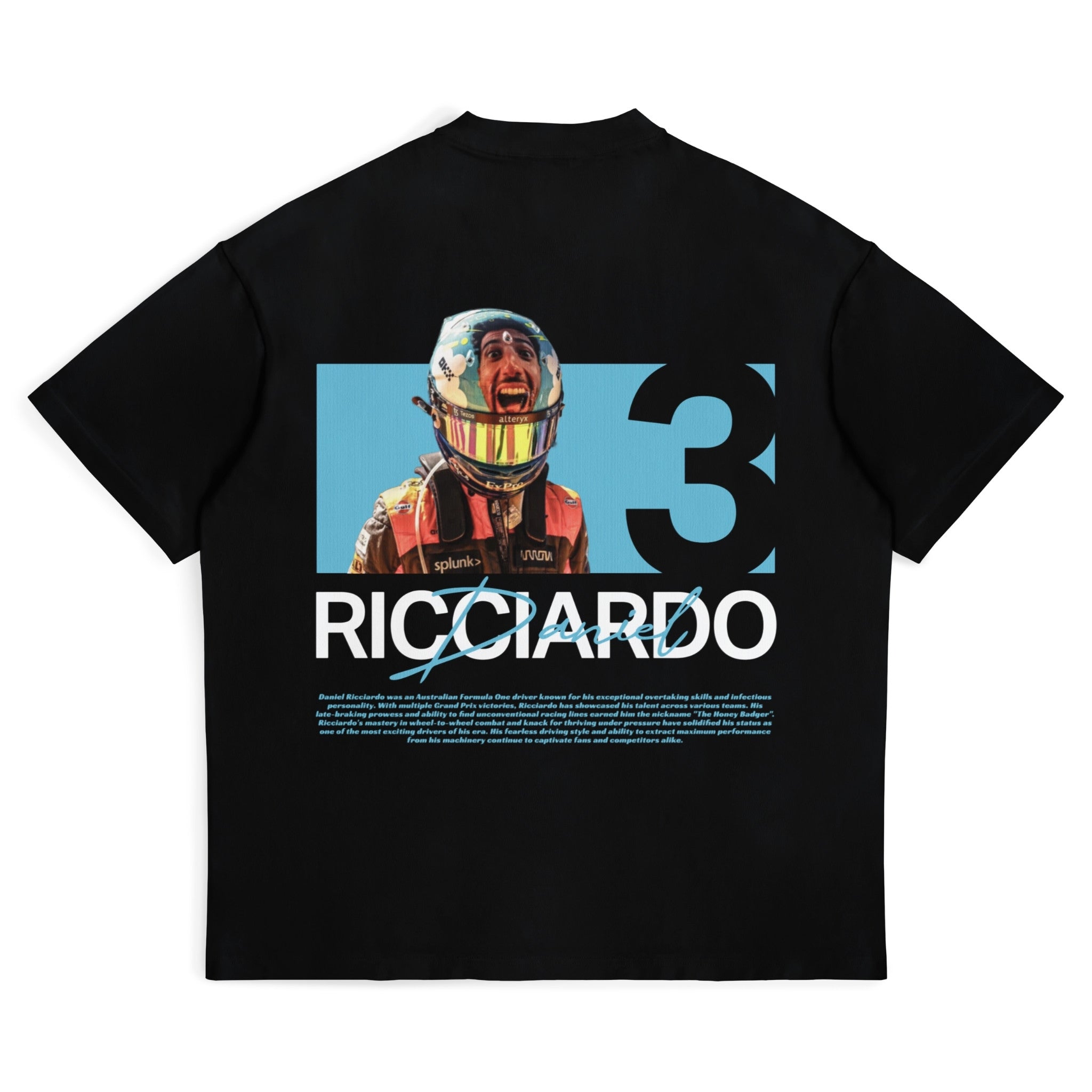 Ricciardo Cloud Face Tee - Motorsport Merch - F1 Apparel - Clothing