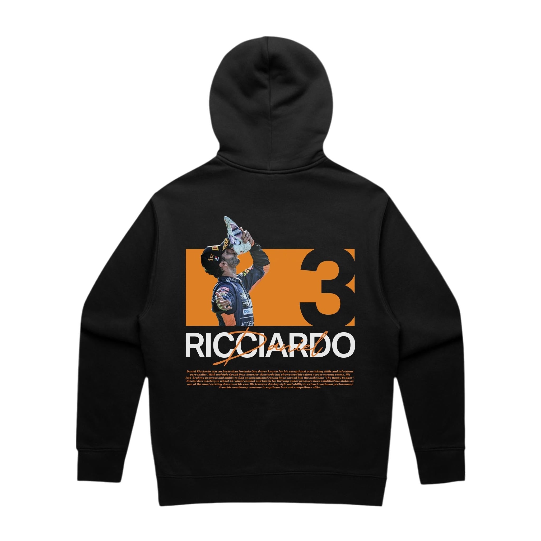 Ricciardo Shoey Hoodie - Motorsport Merch - F1 Apparel - Clothing