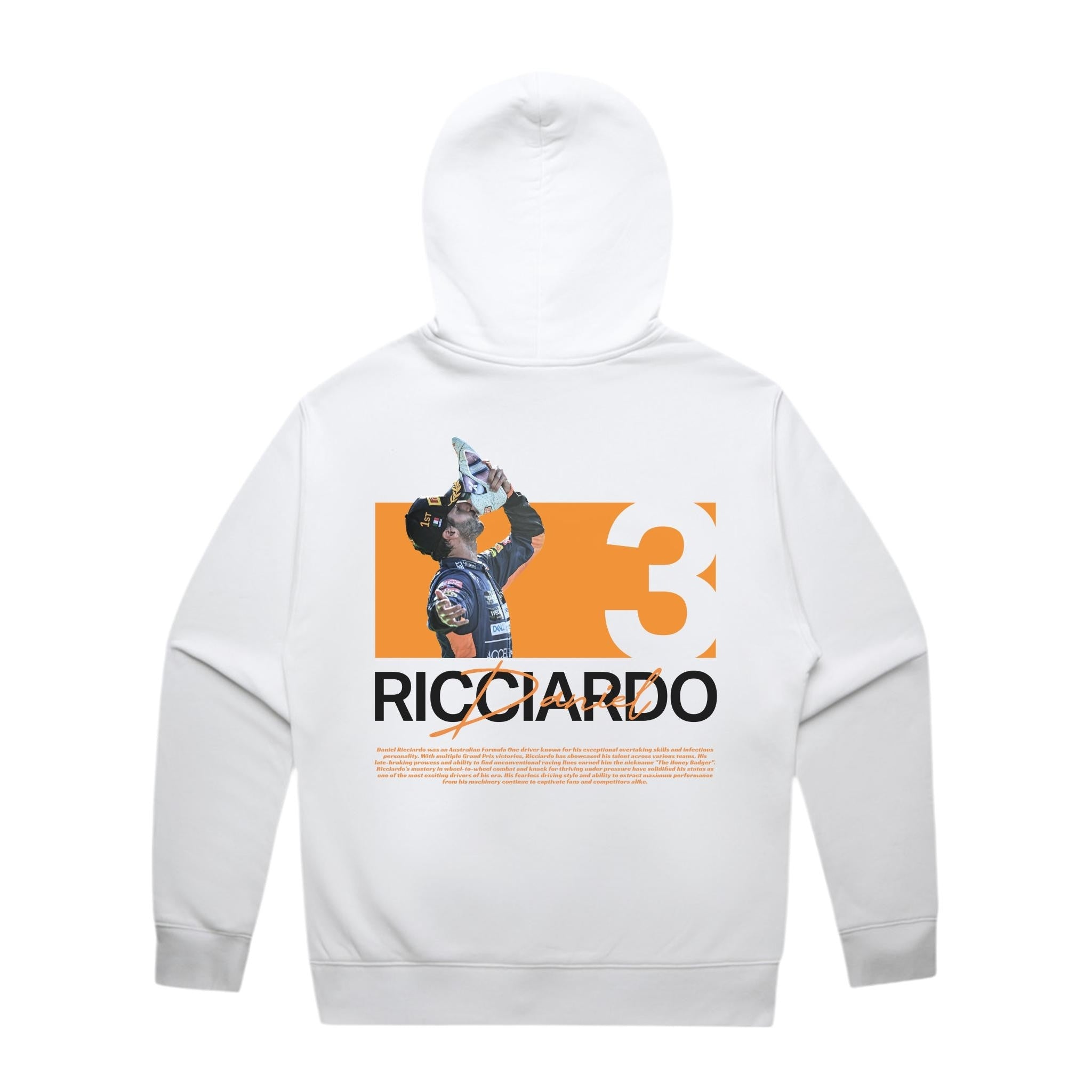 Ricciardo Shoey Hoodie - Motorsport Merch - F1 Apparel - Clothing