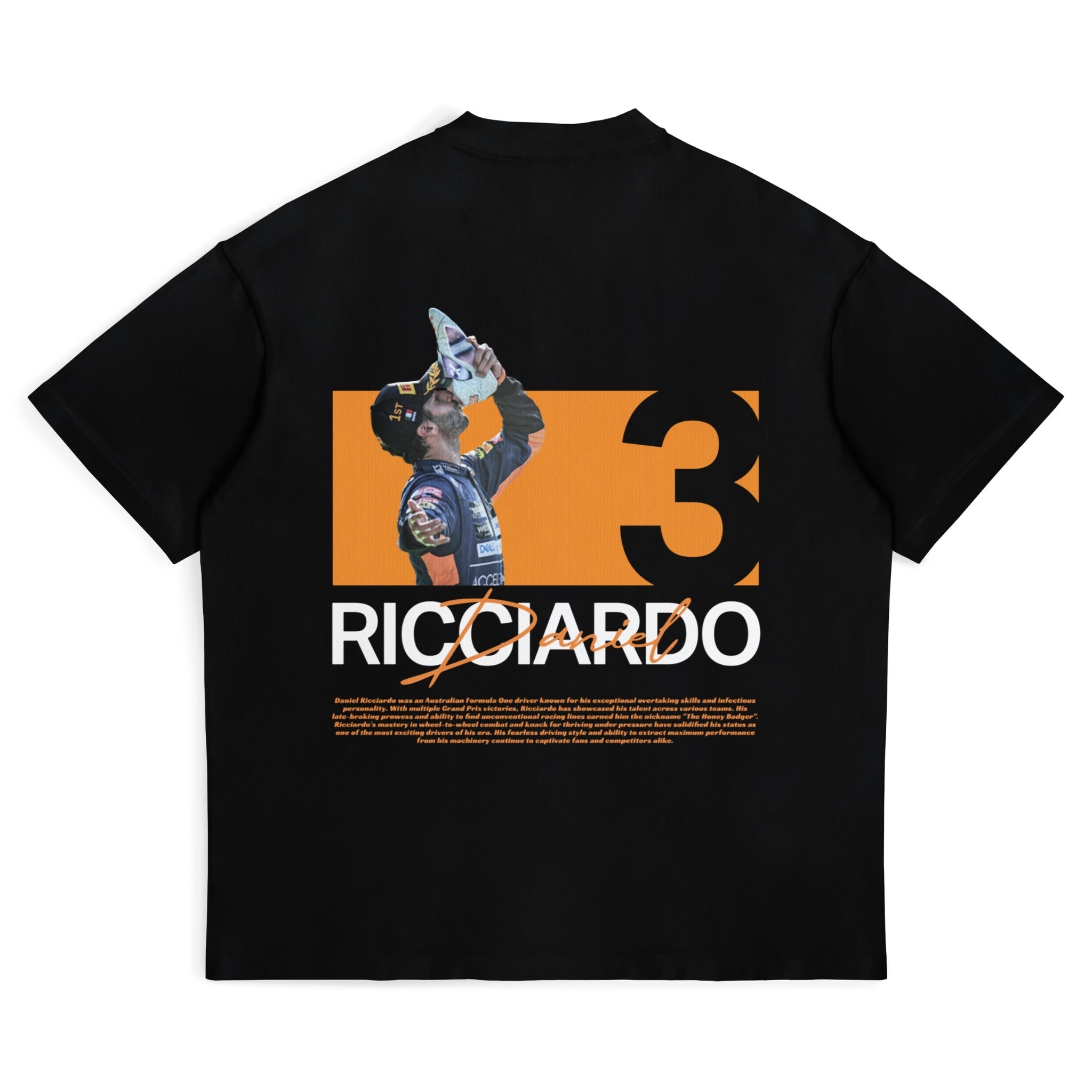 Ricciardo Shoey Tee - Motorsport Merch - F1 Apparel - Clothing