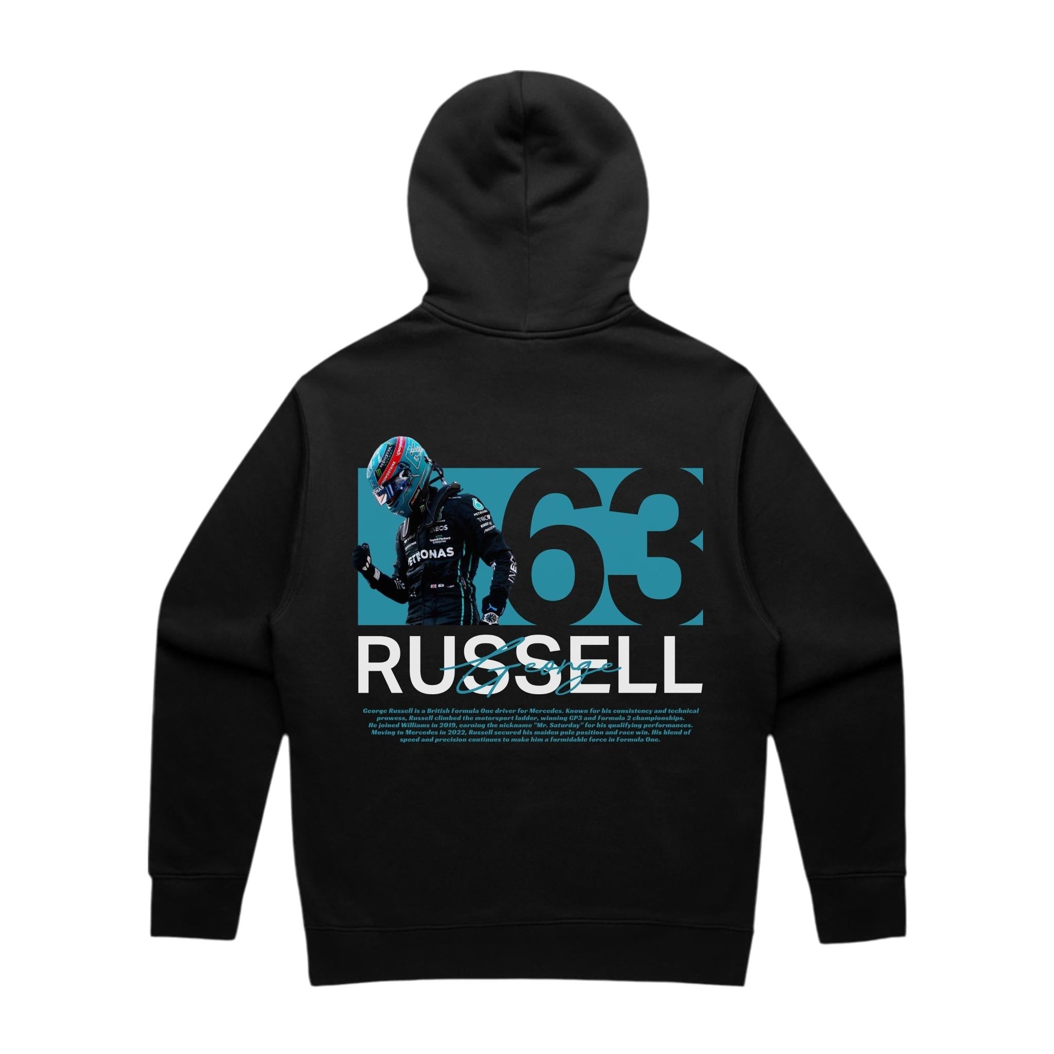 Russell Graphic Hoodie - Motorsport Merch - F1 Apparel - Clothing