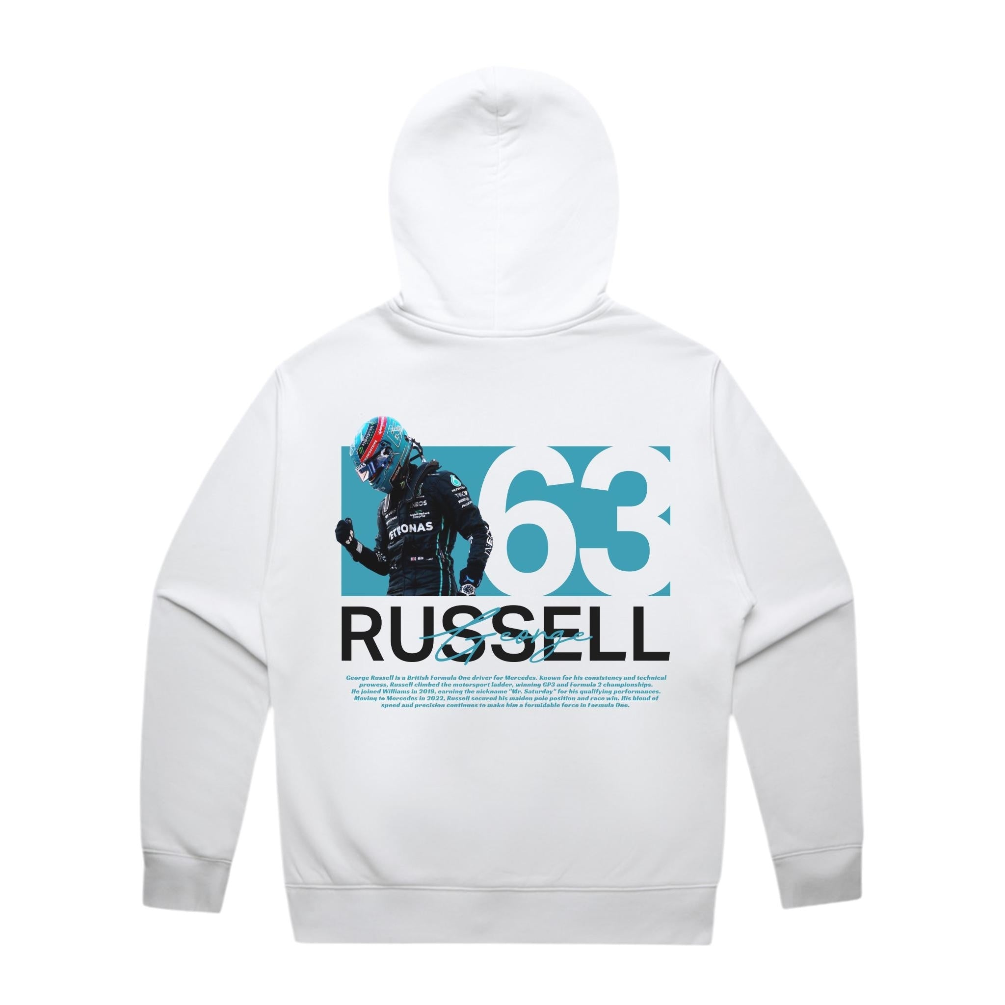 Russell Graphic Hoodie - Motorsport Merch - F1 Apparel - Clothing