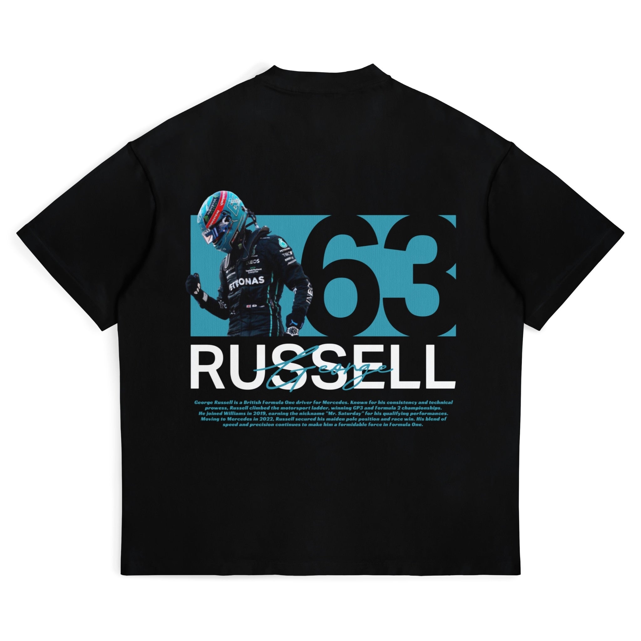 Russell Graphic Tee - Motorsport Merch - F1 Apparel - Clothing