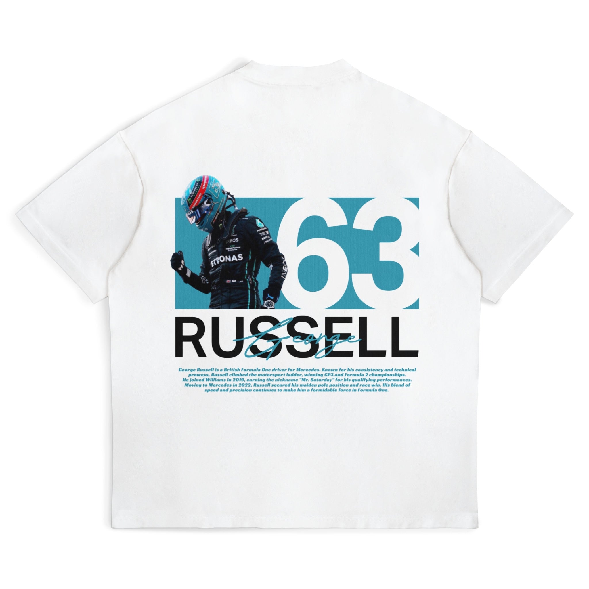 Russell Graphic Tee - Motorsport Merch - F1 Apparel - Clothing