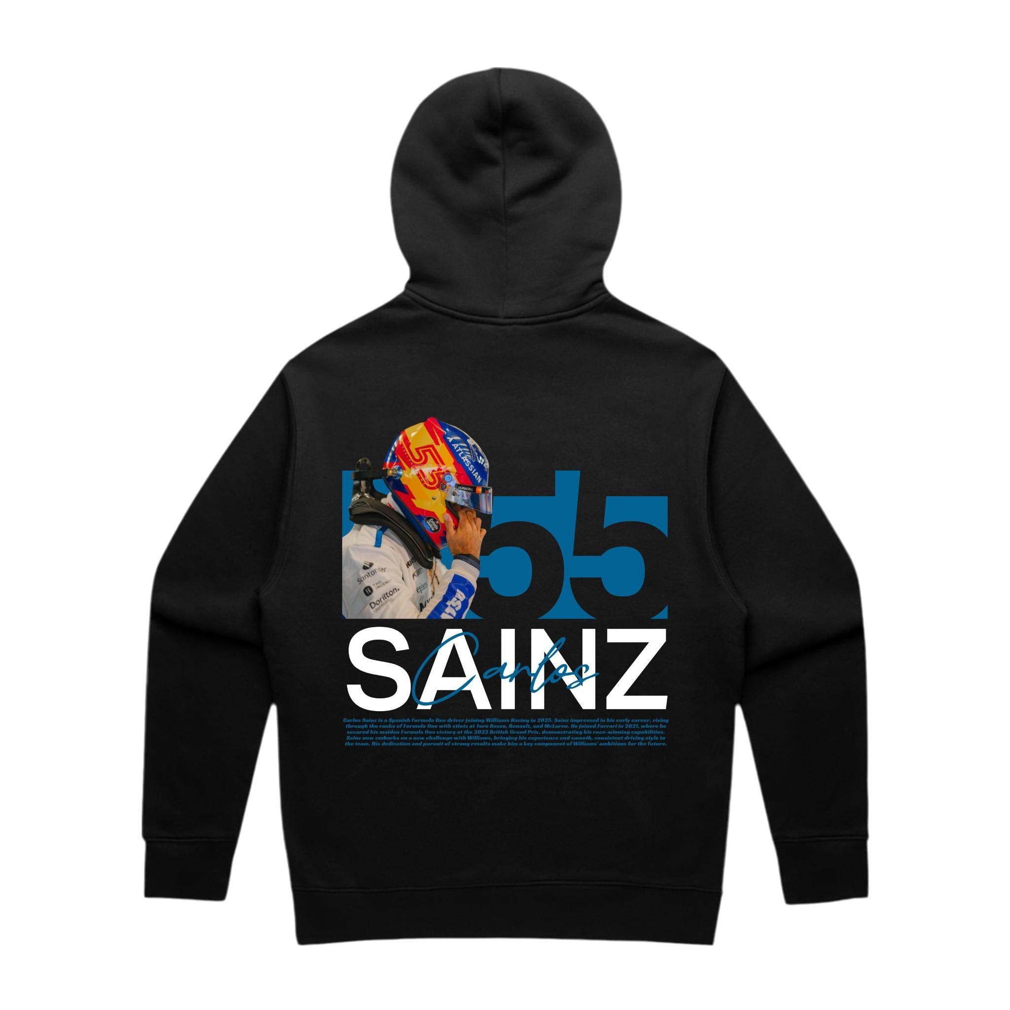 Sainz Williams Hoodie V2 - Motorsport Merch - F1 Apparel - Clothing
