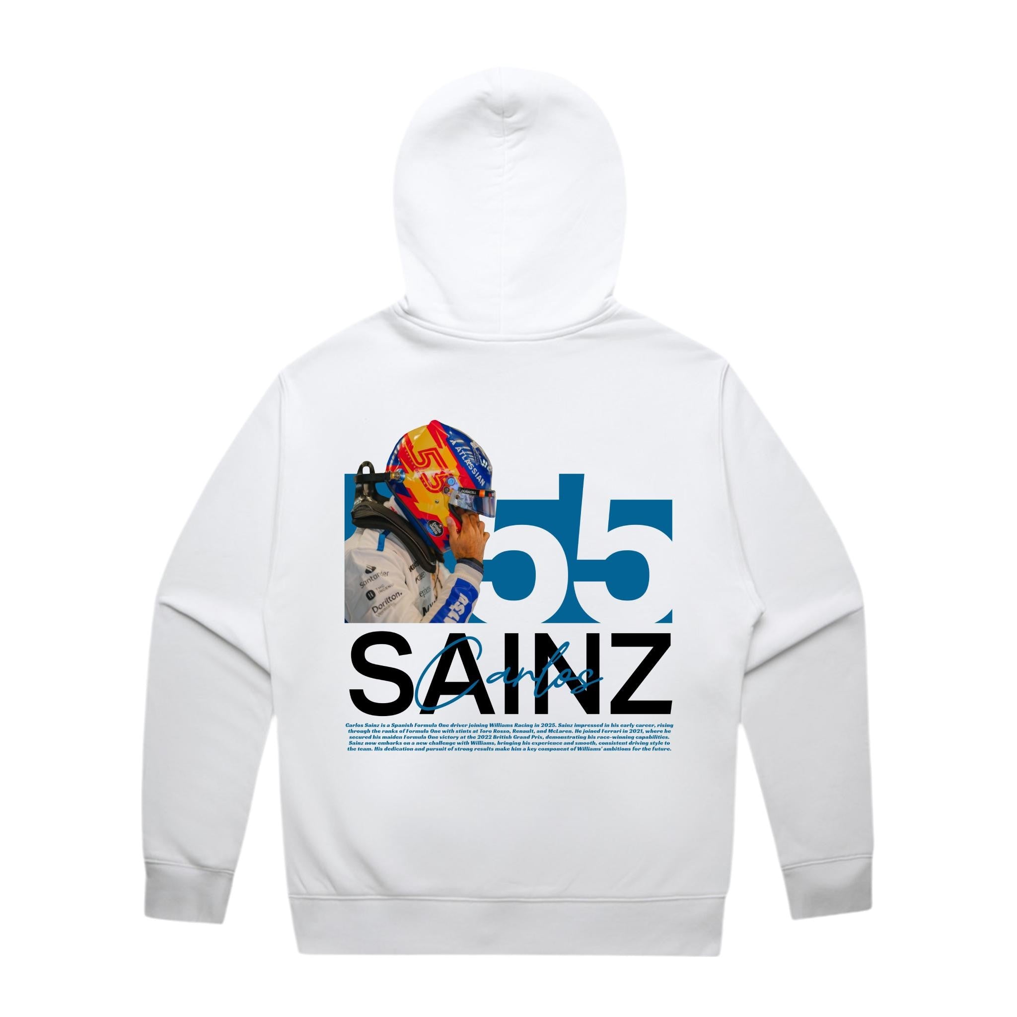 Sainz Williams Hoodie V2 - Motorsport Merch - F1 Apparel - Clothing