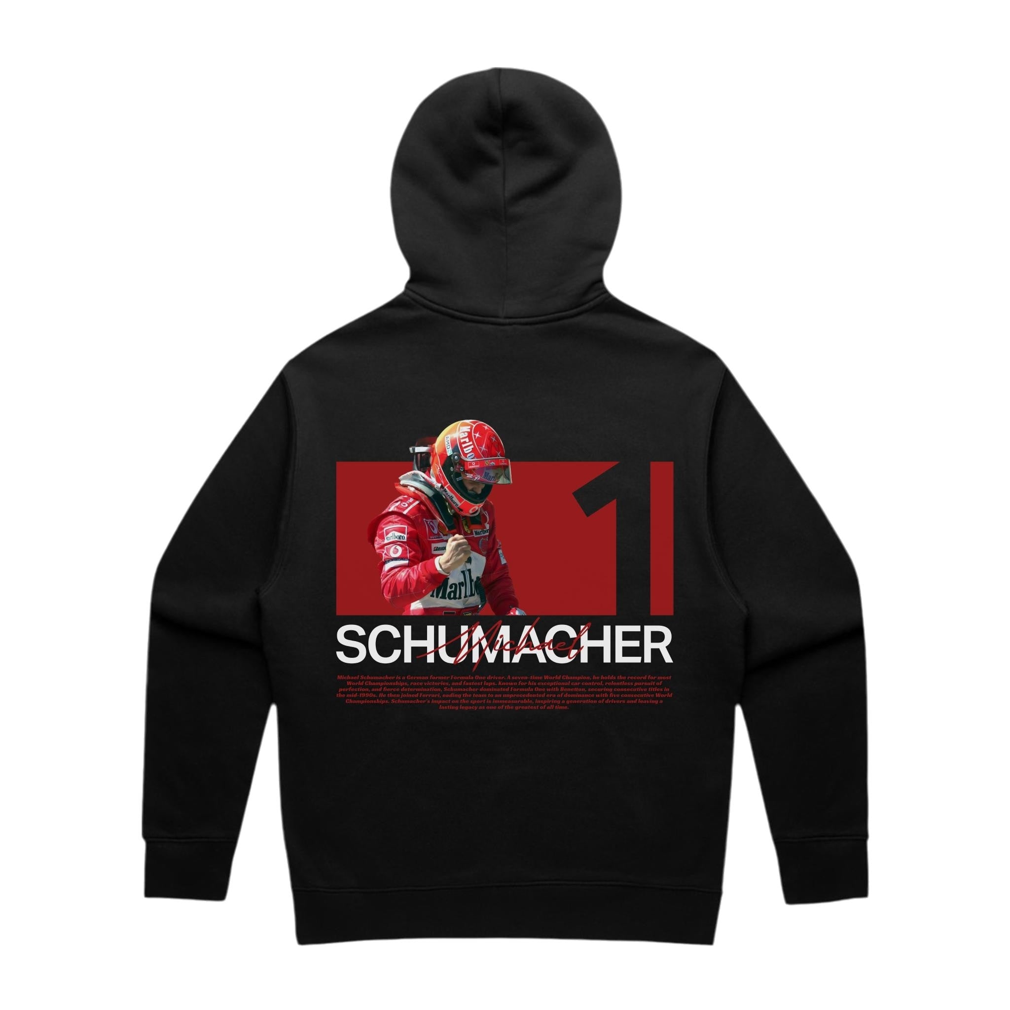 Schumacher Graphic Hoodie - Motorsport Merch - F1 Apparel - Clothing
