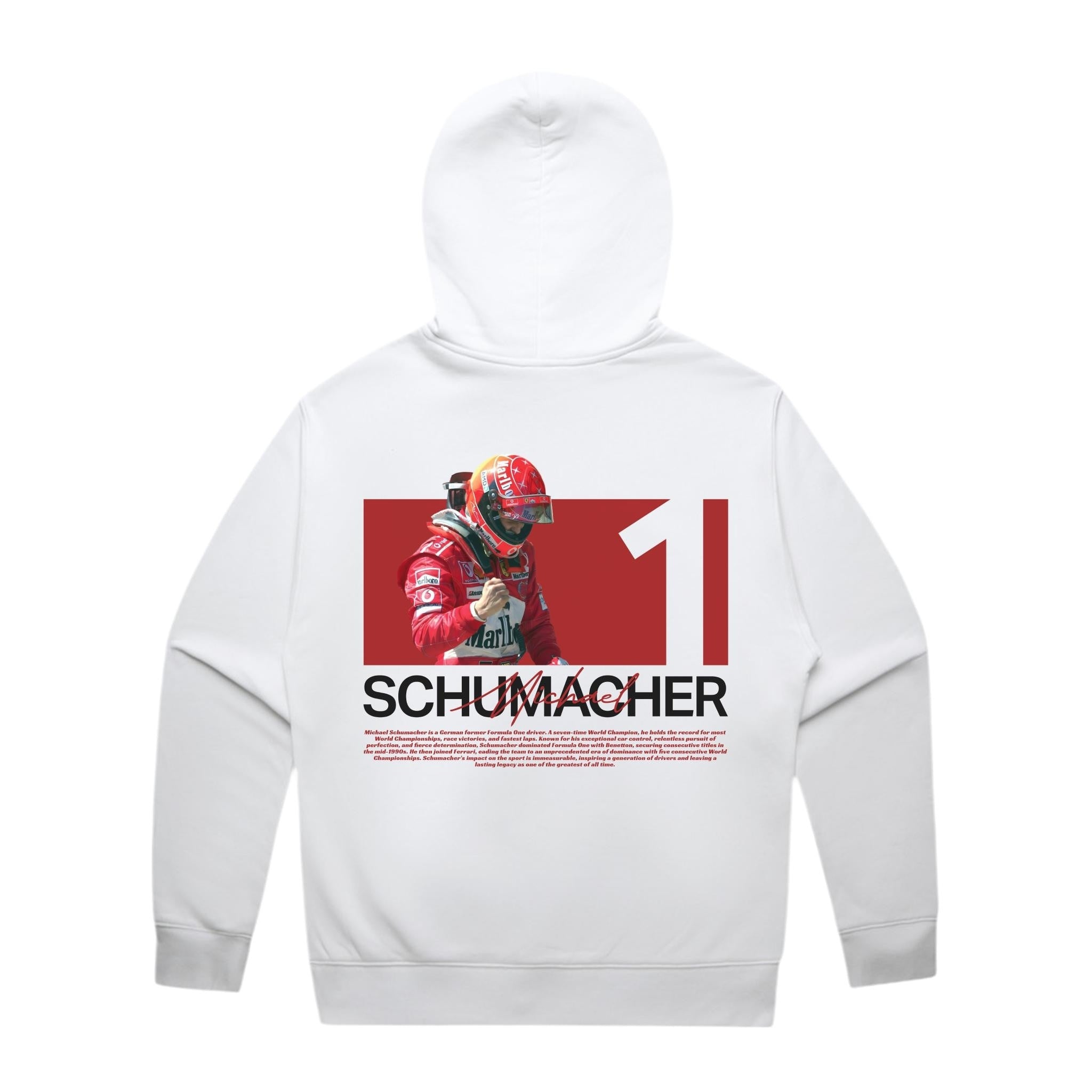 Schumacher Graphic Hoodie - Motorsport Merch - F1 Apparel - Clothing