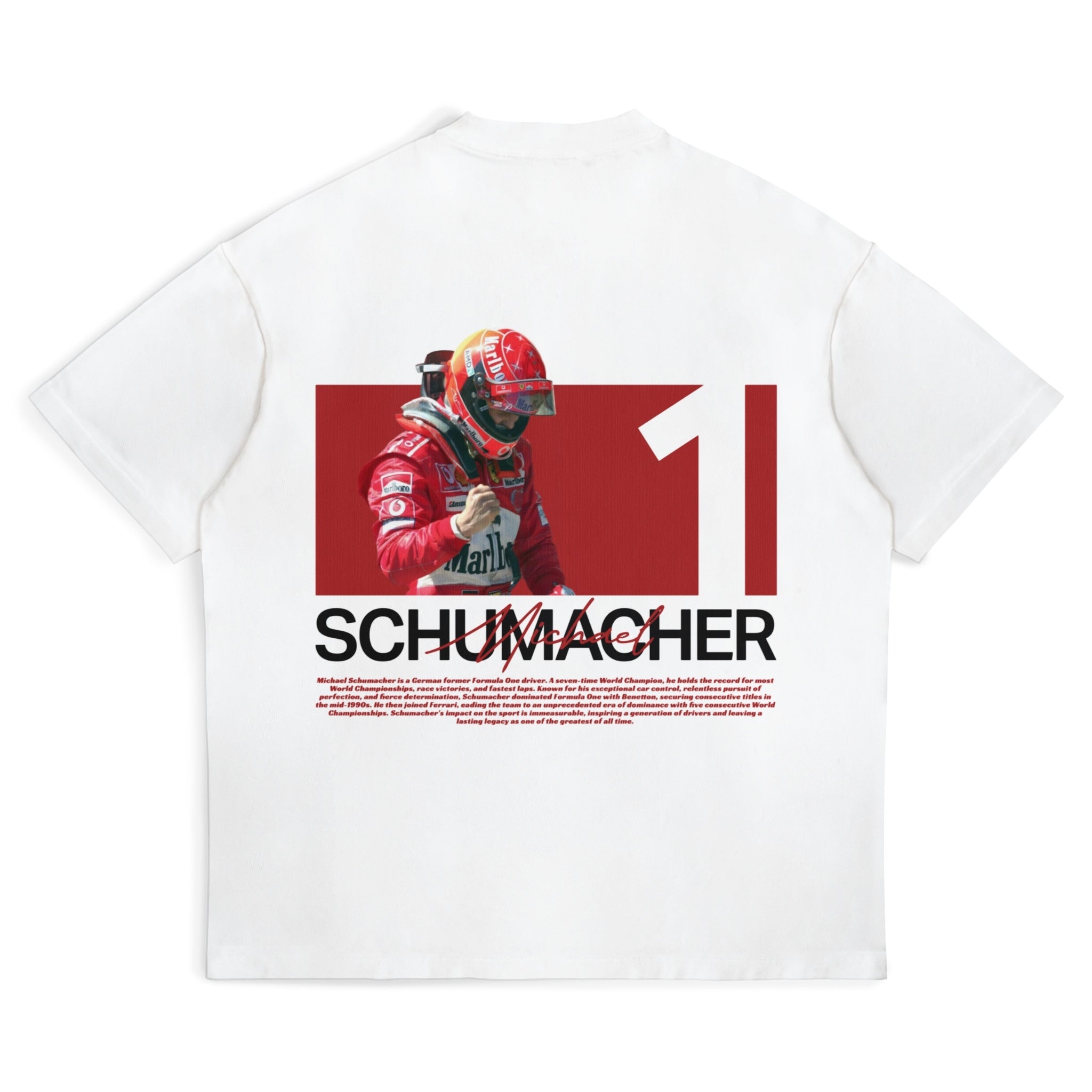 Schumacher Graphic Tee - Motorsport Merch - F1 Apparel - Clothing