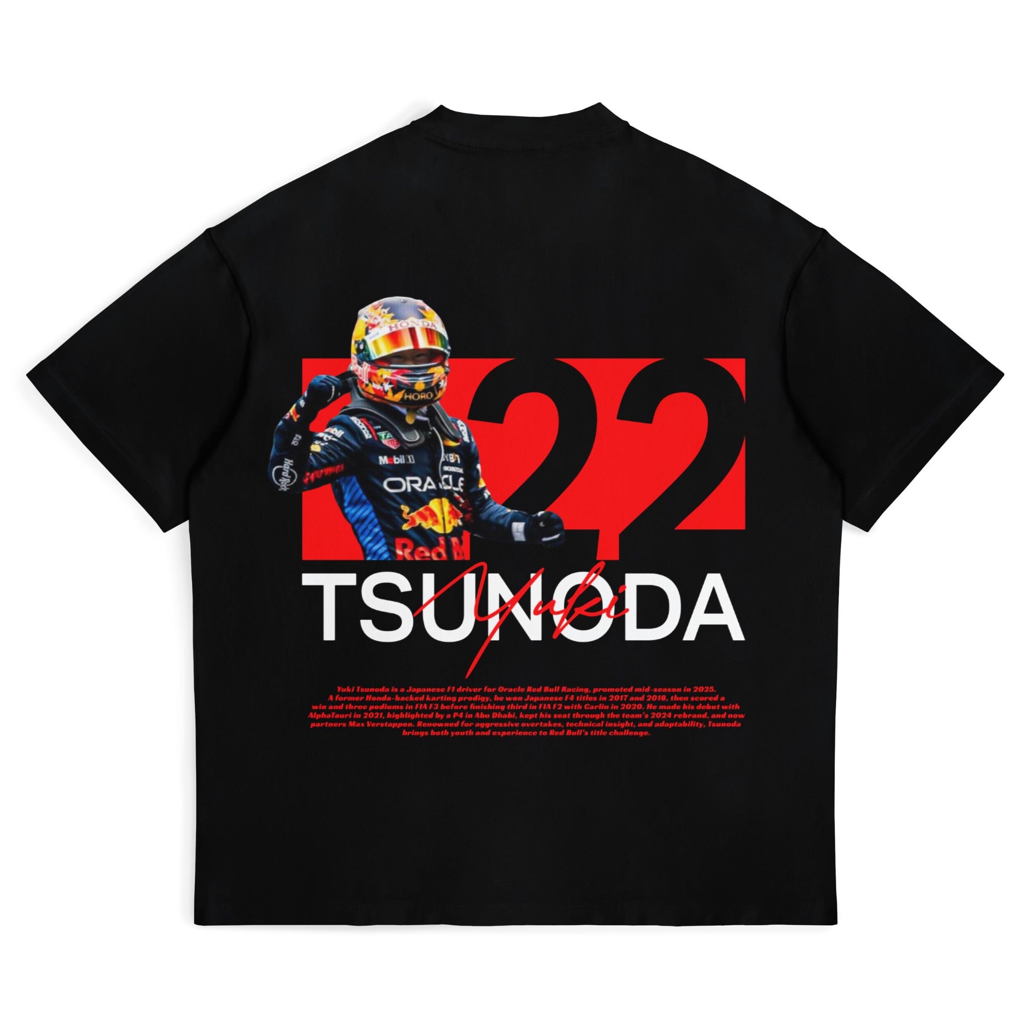 Tsunoda RB Tee - Motorsport Merch - F1 Apparel - Clothing