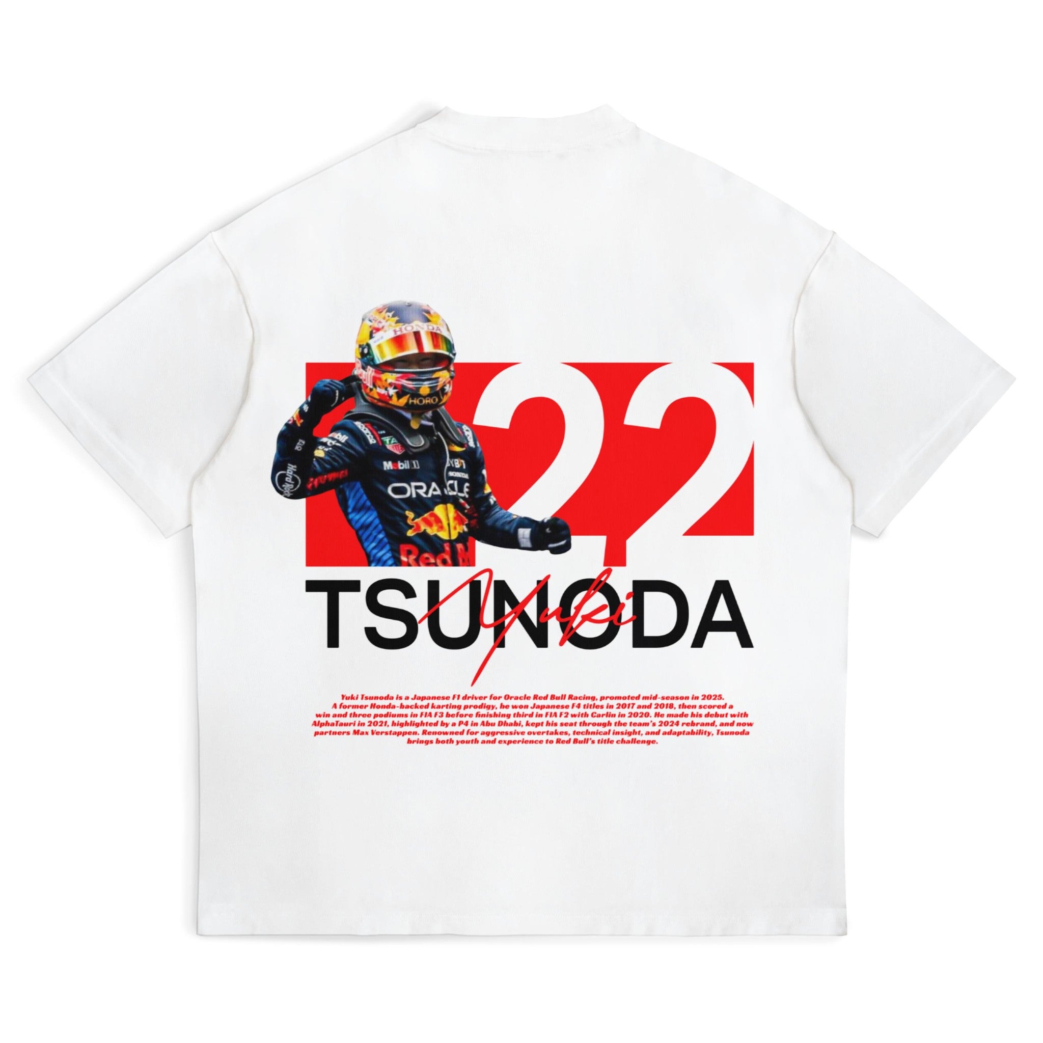 Tsunoda RB Tee - Motorsport Merch - F1 Apparel - Clothing