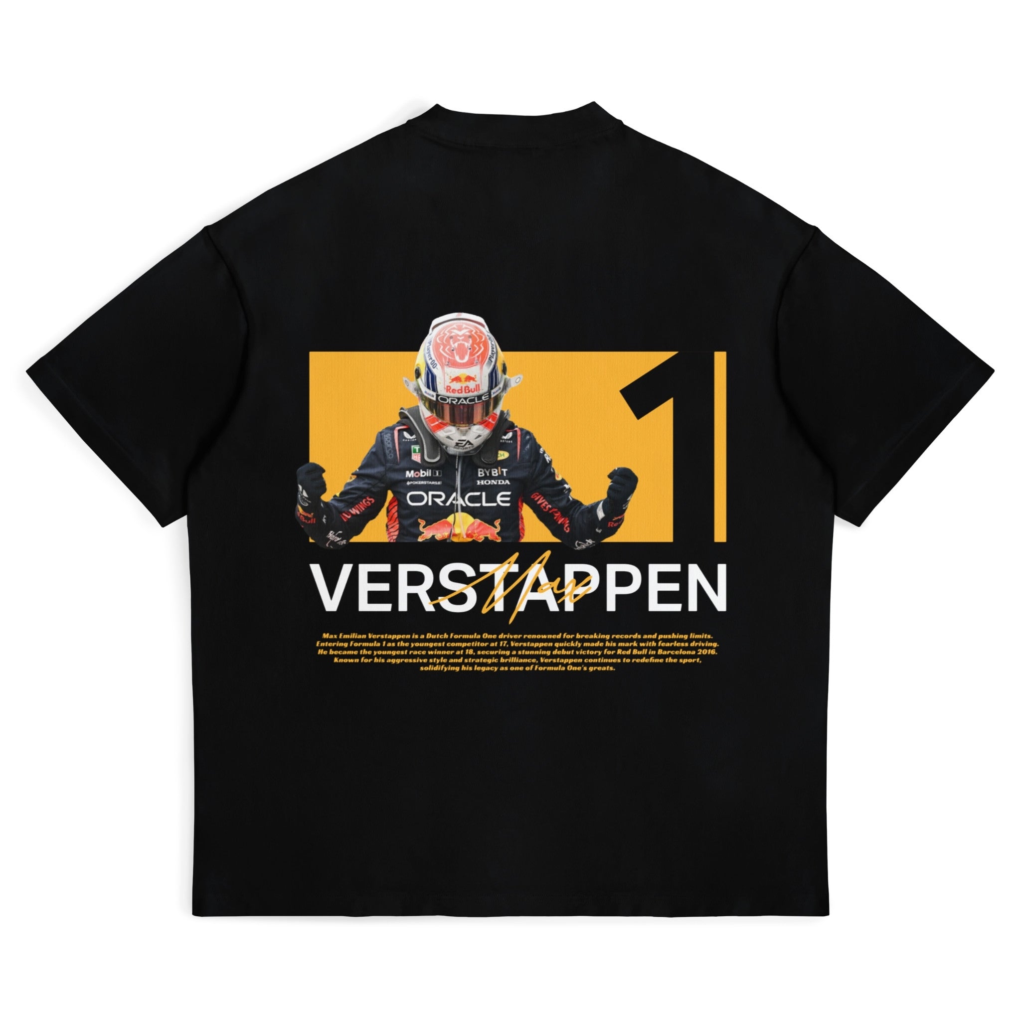 Verstappen Graphic Tee - Motorsport Merch - F1 Apparel - Clothing