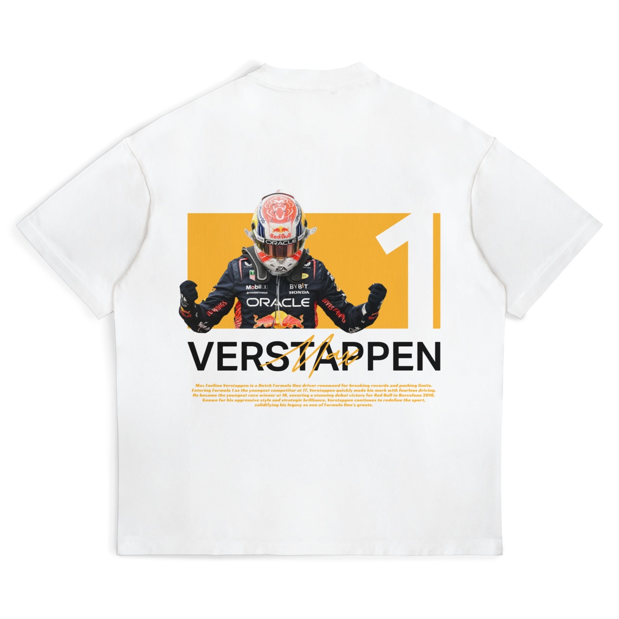 Verstappen Graphic Tee - Motorsport Merch - F1 Apparel - Clothing