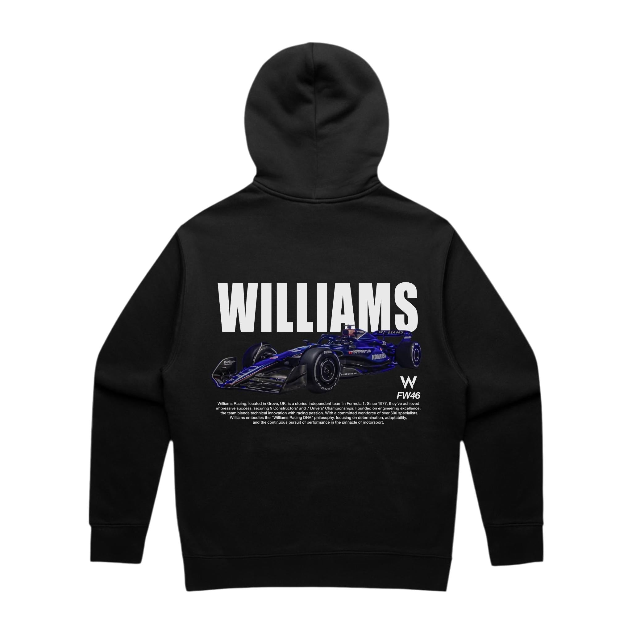 Williams Graphic Hoodie - Motorsport Merch - F1 Apparel - Clothing