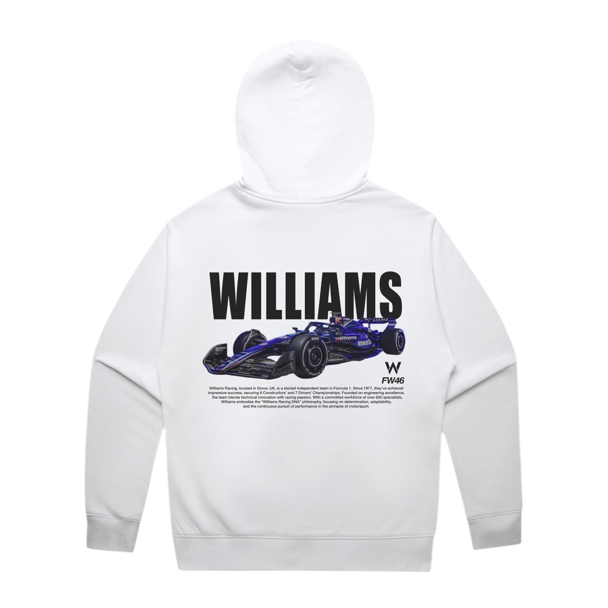 Williams Graphic Hoodie - Motorsport Merch - F1 Apparel - Clothing