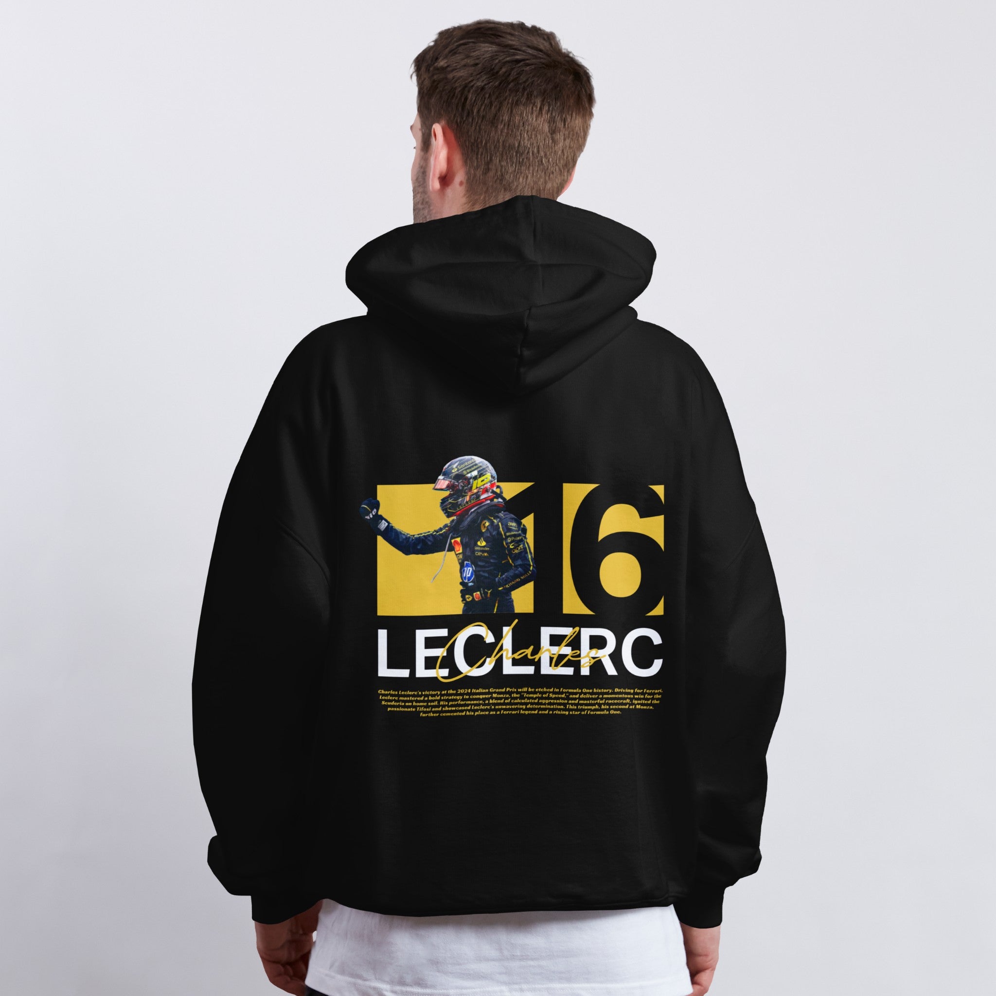 Leclerc 24' Monza Hoodie - Motorsport Merch - F1 Apparel - Clothing