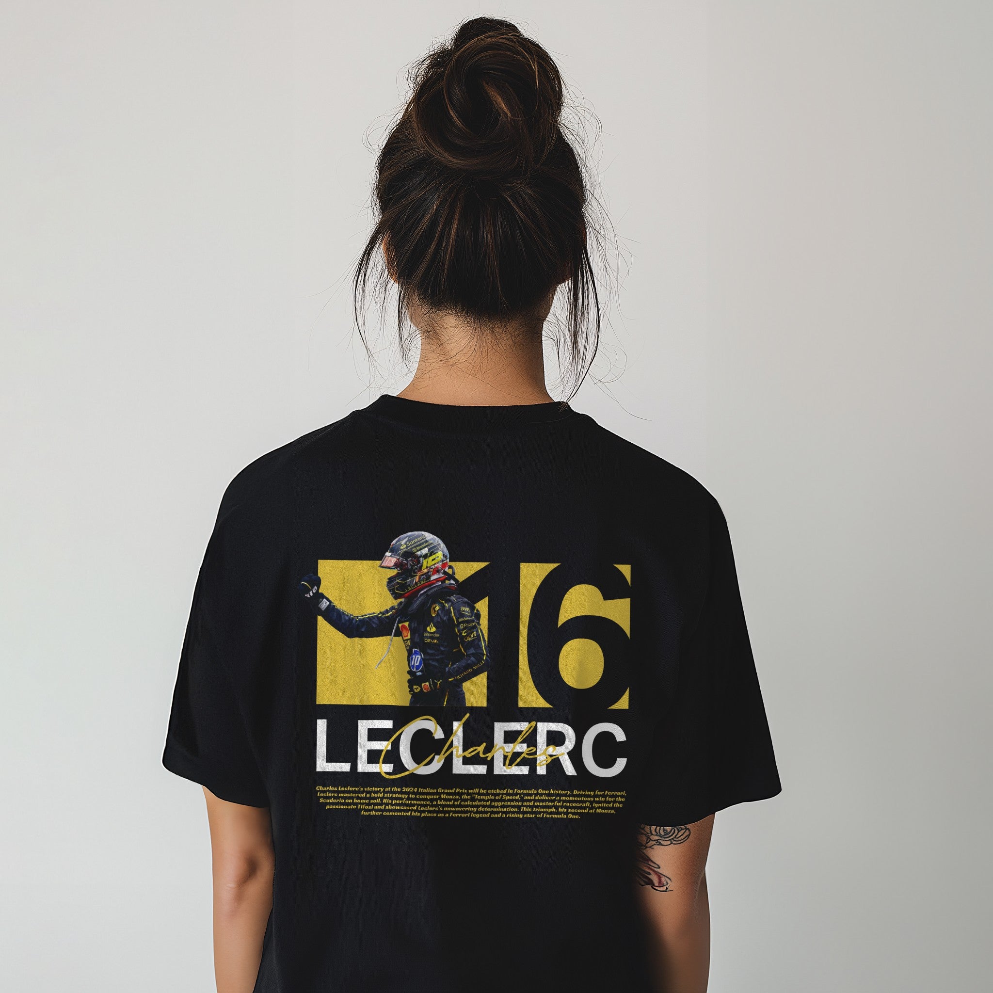 Leclerc 24' Monza Tee - Motorsport Merch - F1 Apparel